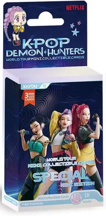 KAYOU - KPop Demon Hunters Collectible Trading Cards Special Mini Edition - Pink Diamond Series 1