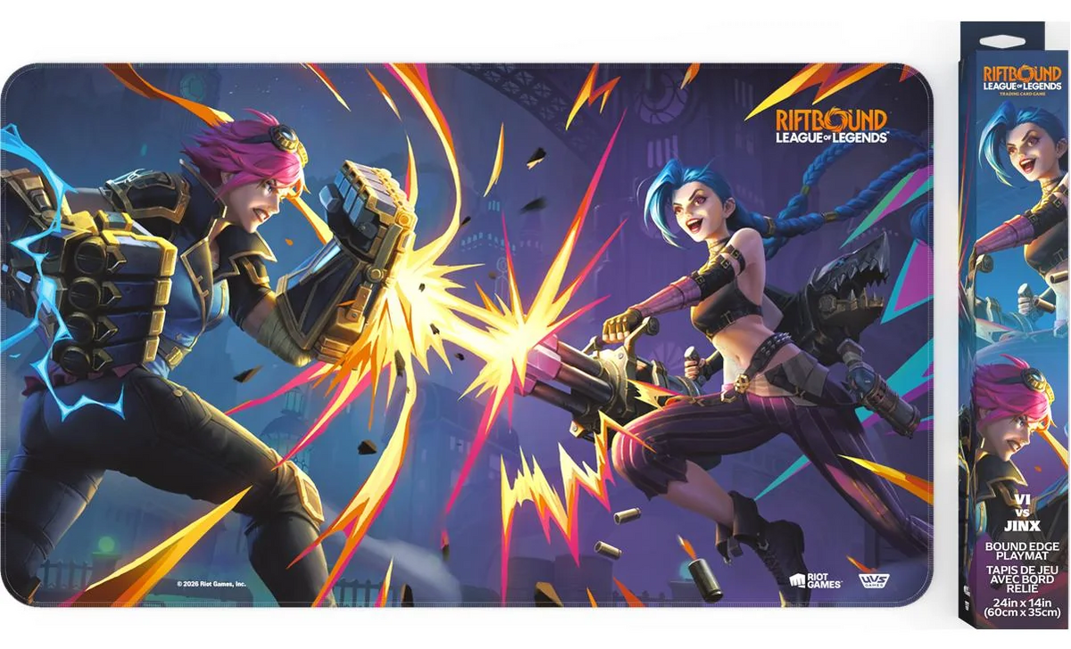 Riftbound Vendetta Playmat - Vi vs Jinx