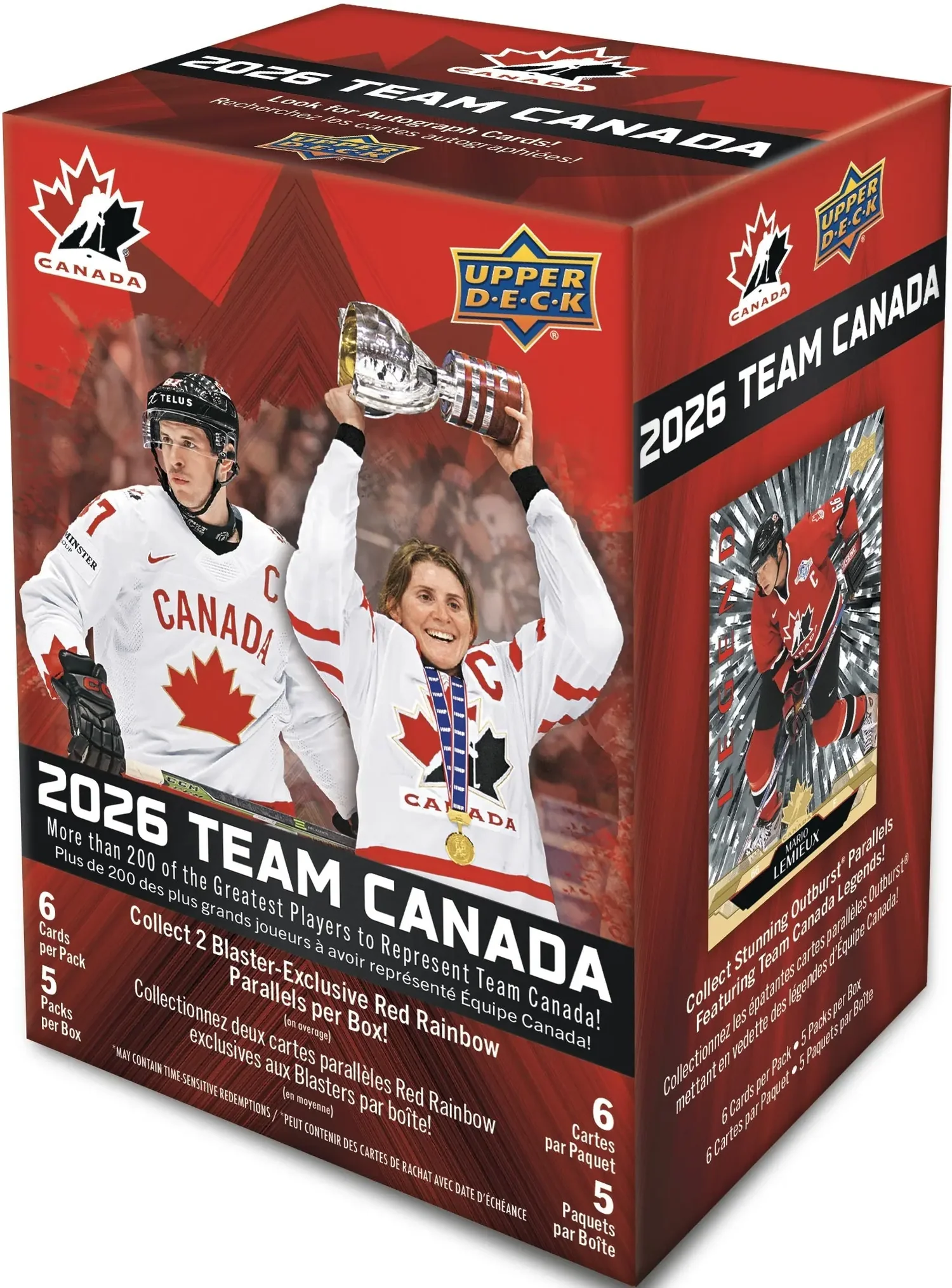 2026 Upper Deck Team Canada Hockey Blaster Box