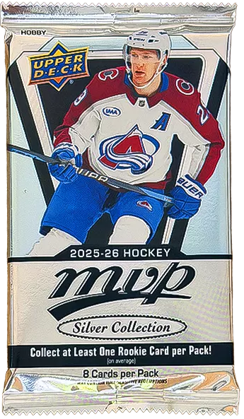 2025-26 Upper Deck MVP Silver Collection Hockey Hobby Pack (CDD Exclusive)