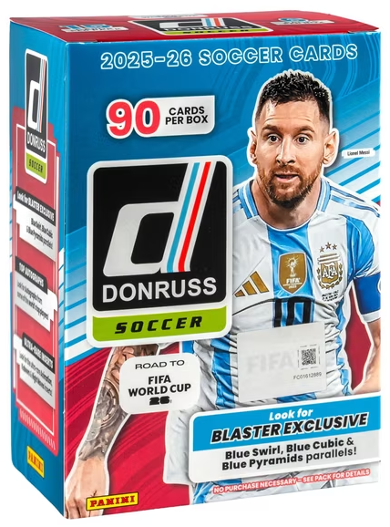 2025-26 Panini Donruss Road to World Cup Soccer Blaster Box