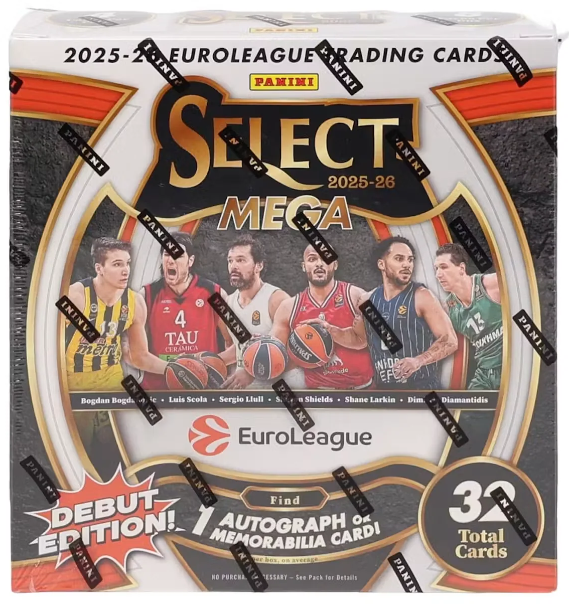 2025-26 Panini Select EuroLeague Basketball Mega Hobby Box
