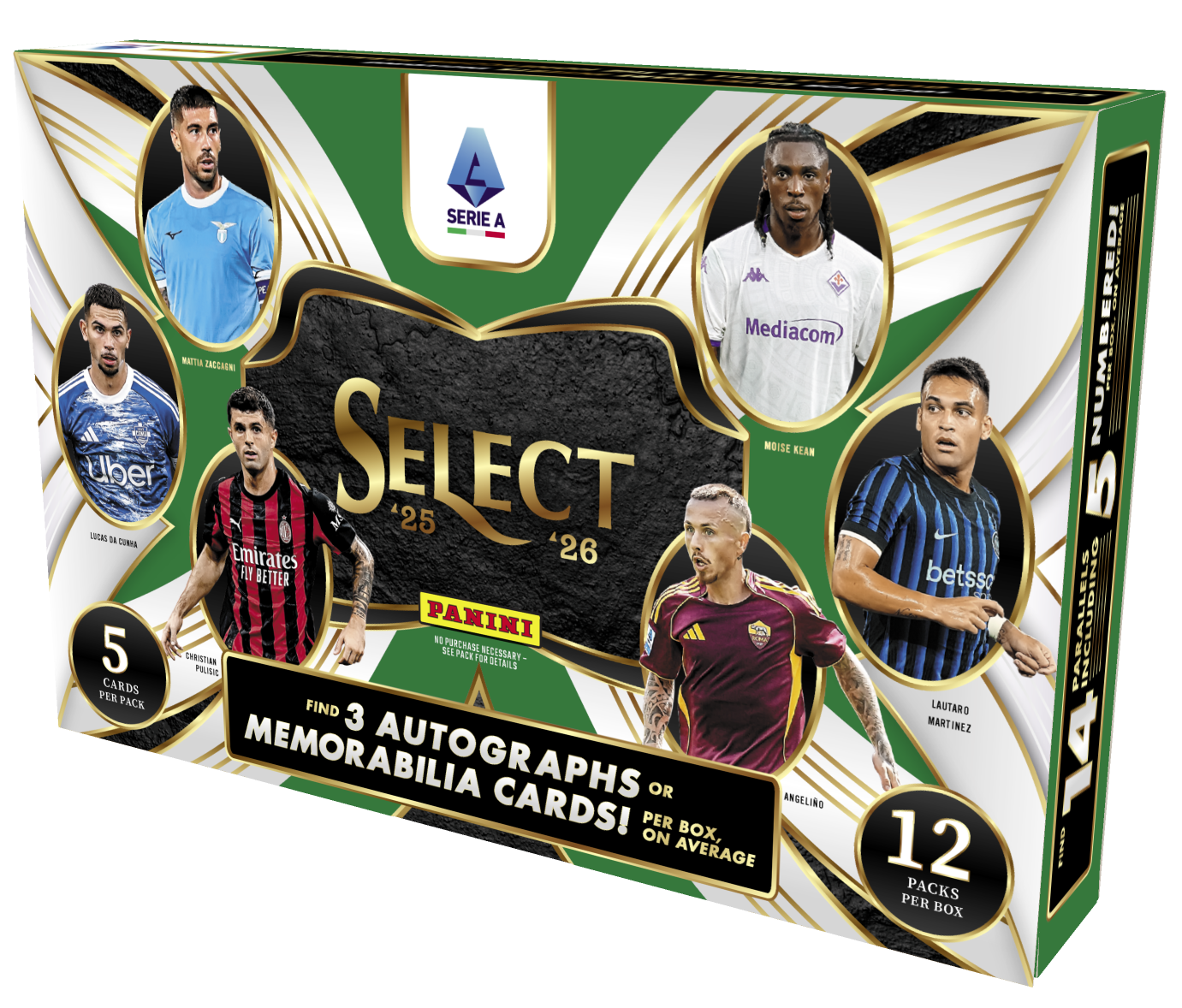 2025-26 Panini Select Soccer Serie A Hobby Box
