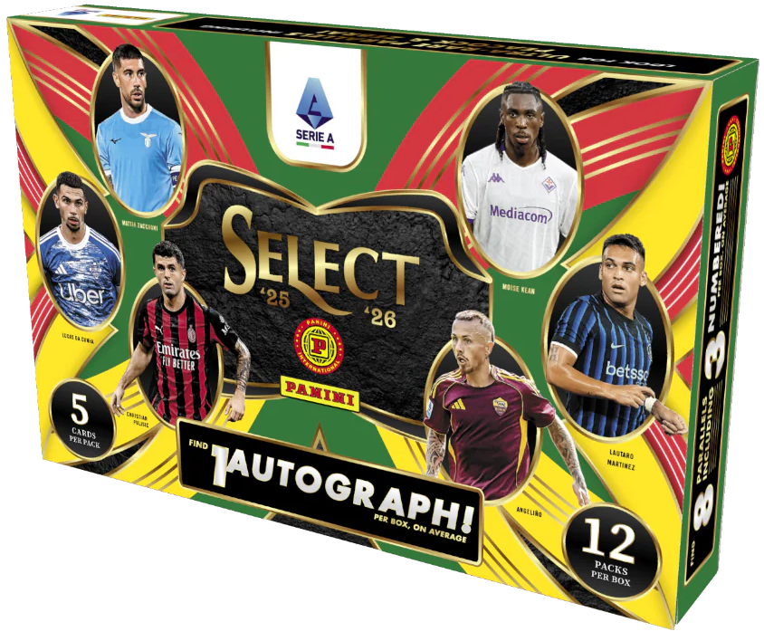 2025-26 Panini Select Soccer Serie A International Hobby Box