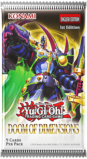 2025 Yu-Gi-Oh! Doom of Dimensions Booster Packs