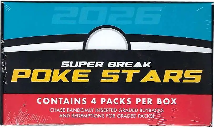 2026 Super Break Poke Stars Edition Mystery Box
