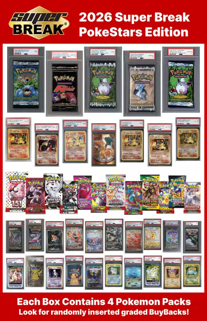 2026 Super Break Poke Stars Edition Mystery Box