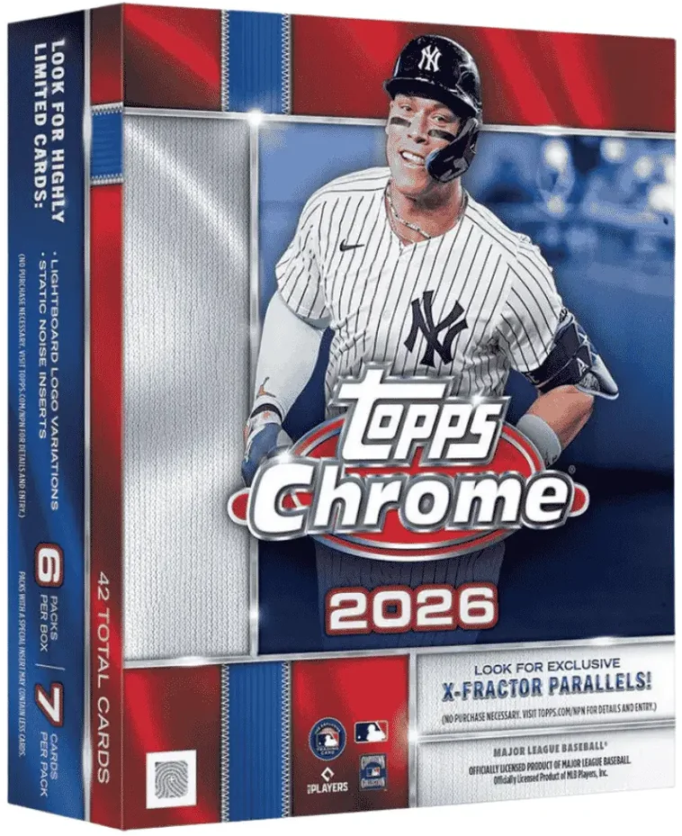 2026 Topps Chrome Baseball Mega Box