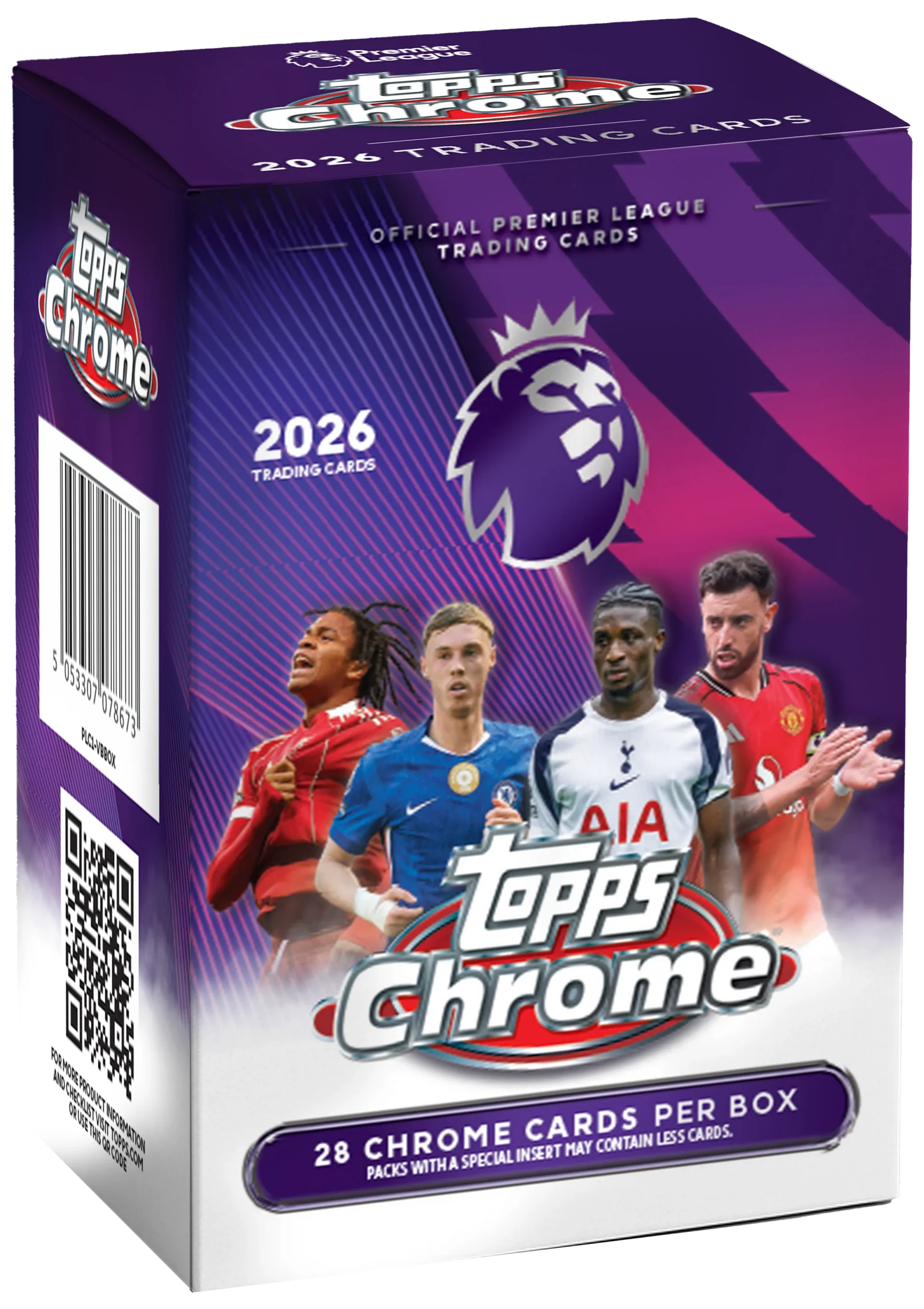 2026 Topps Chrome Premier League EPL Soccer Blaster Value Box