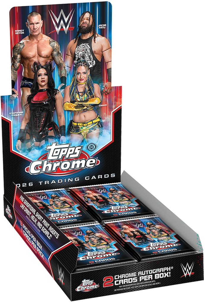2026 Topps Chrome WWE Wrestling Hobby Box