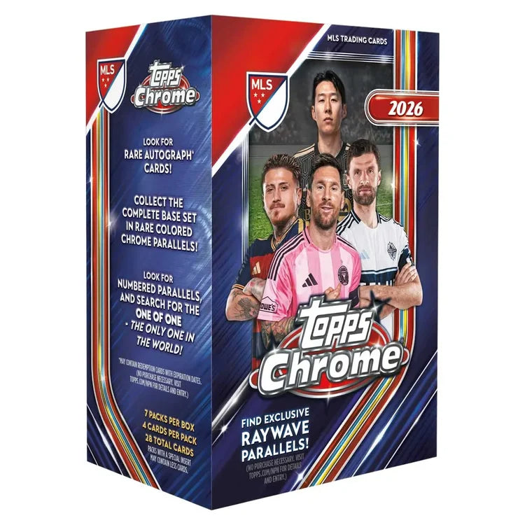 2026 Topps MLS Chrome Soccer Blaster Box