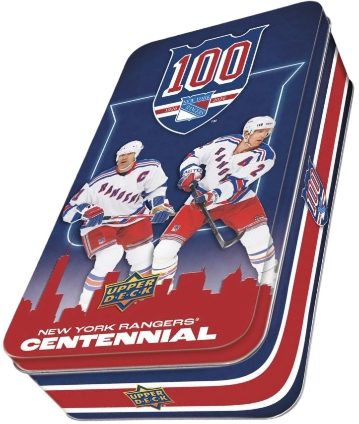 2026 Upper Deck New York Rangers Centennial Hobby Tin
