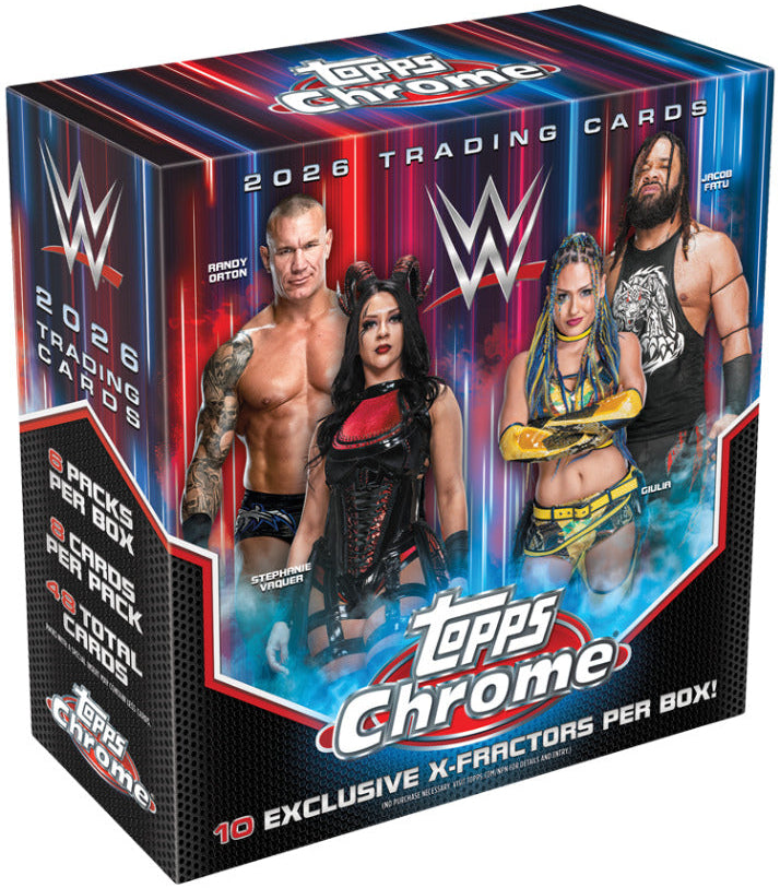 2026 Topps Chrome WWE Mega Box