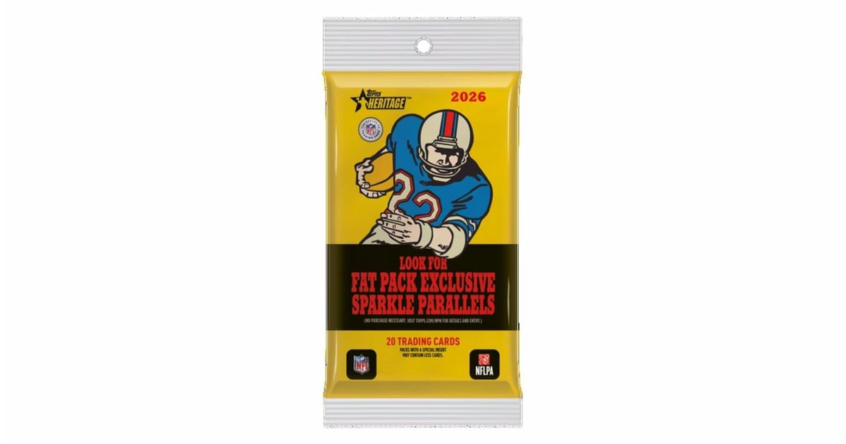 2026 Topps Heritage Football Fat Pack