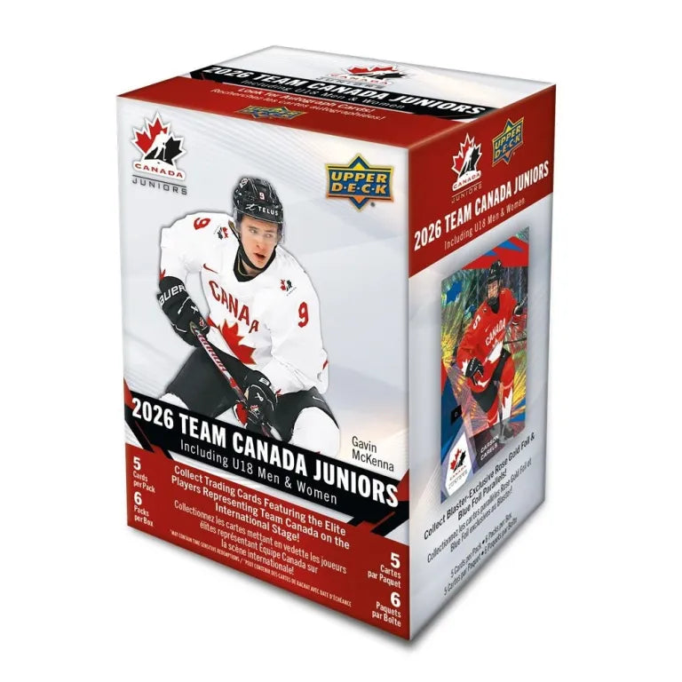 2026 Upper Deck Team Canada Juniors Hockey Blaster