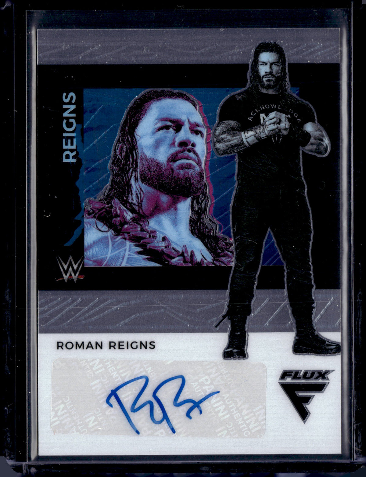 2022 Chronicles Flux WWE Roman Reigns Auto #FX-RRS