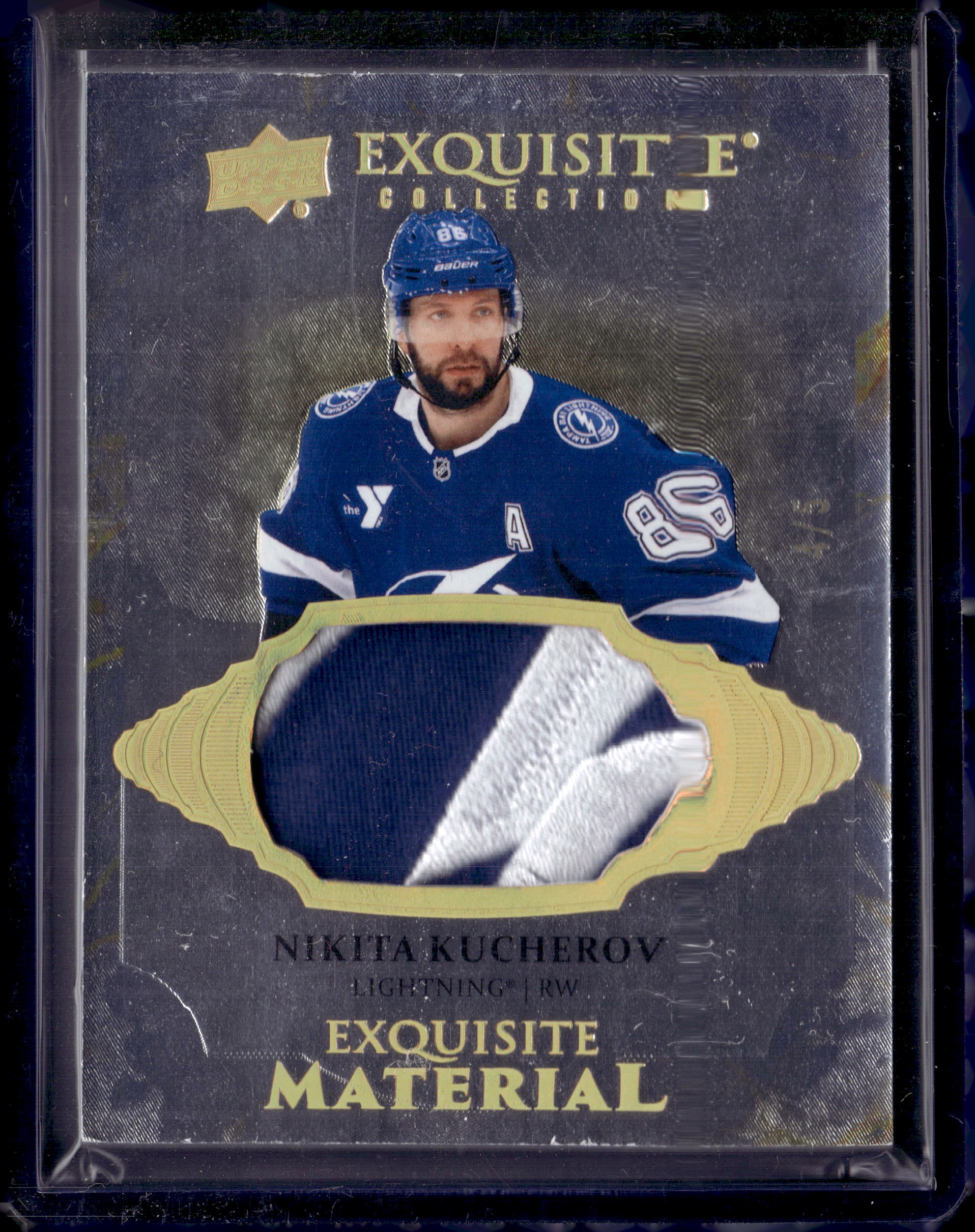 2025-26 Black Diamond Exquisite Collection Materials Gold Nikita Kucherov /5
