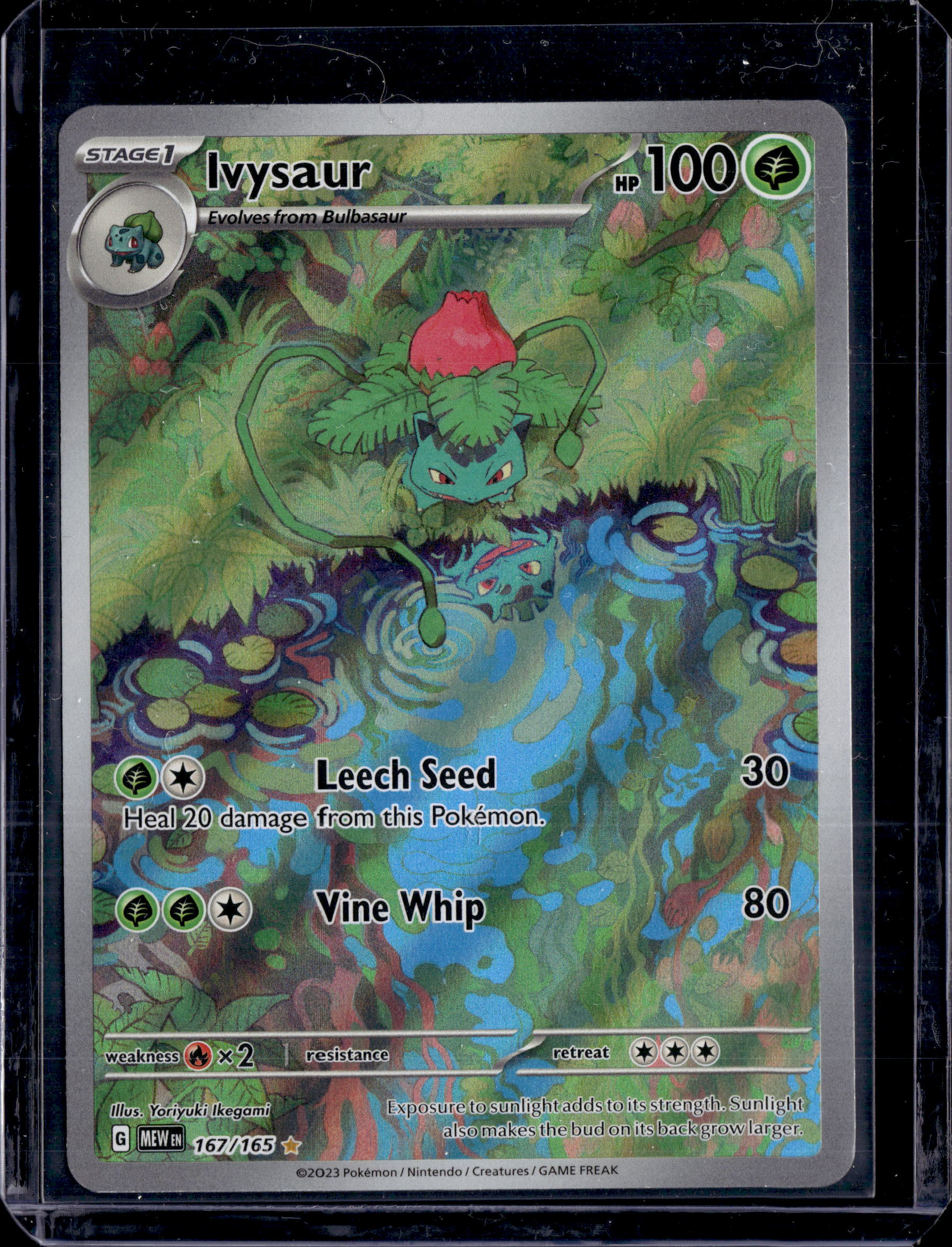 2023 Scarlet & Violet 151 Ivysaur Illustration Rare