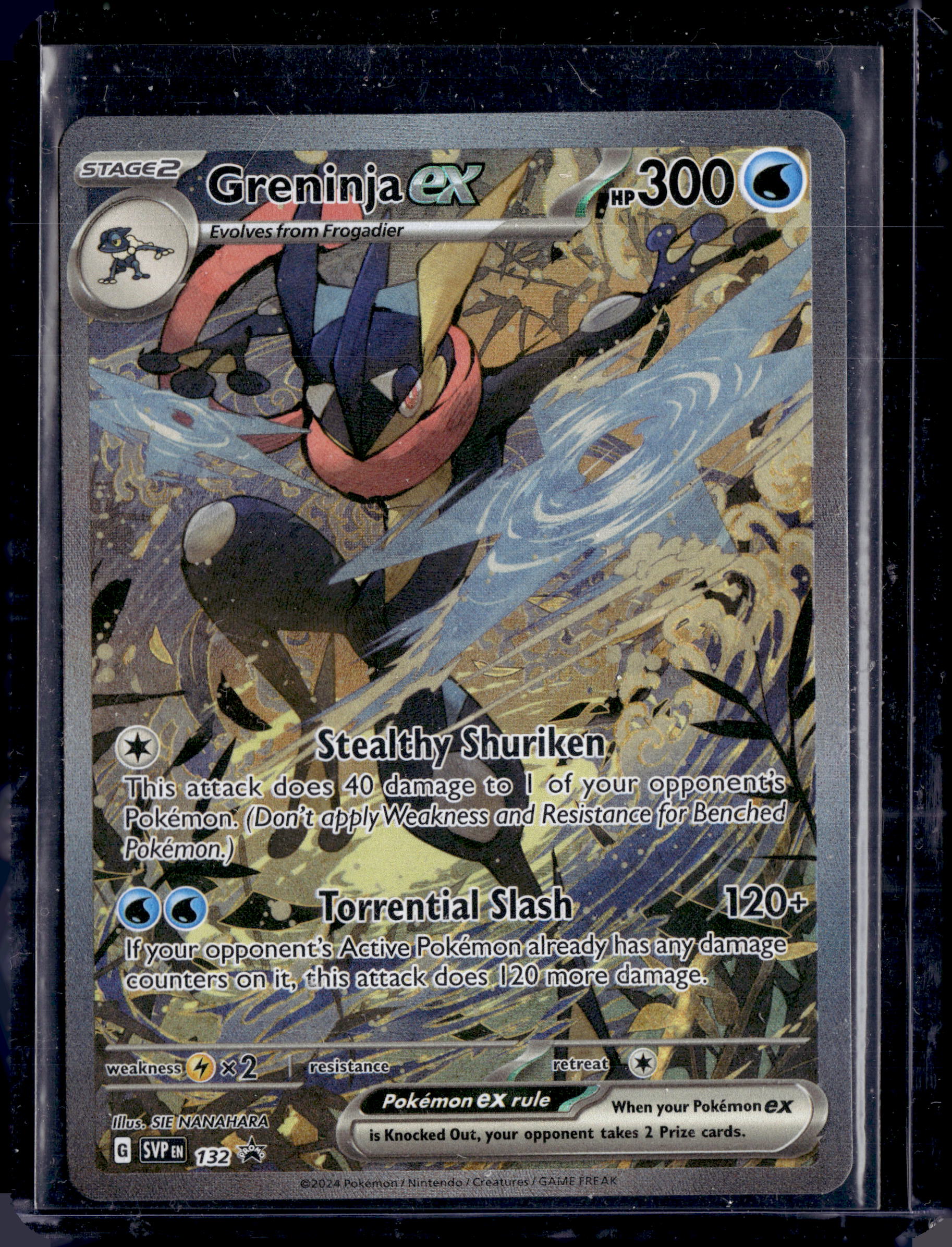2024 Pokemon SVP Greninja 132 Promo SIR