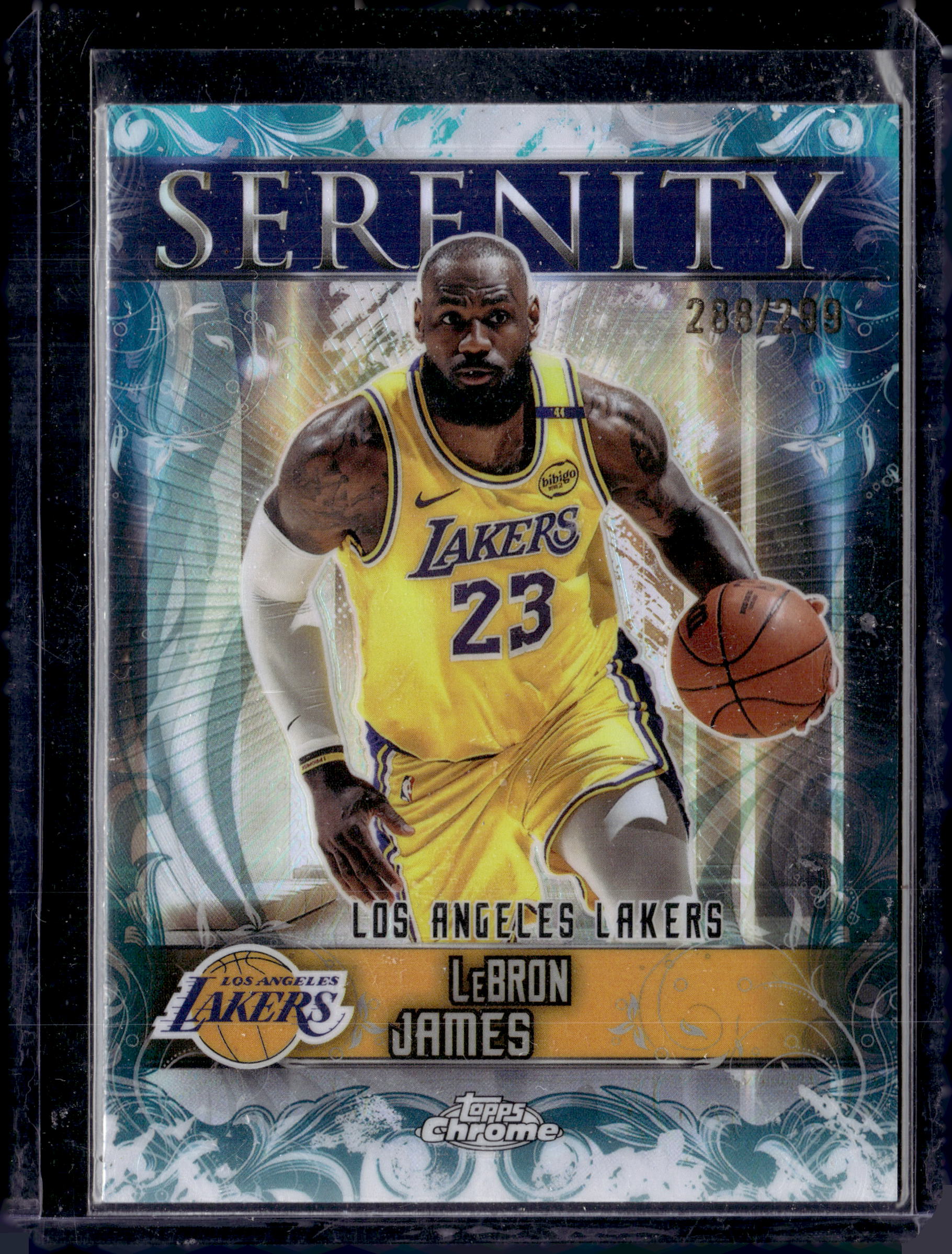 その他 TOPPS CHROME 2025 Topps Chrome Serenity Teal /299 LeBron James