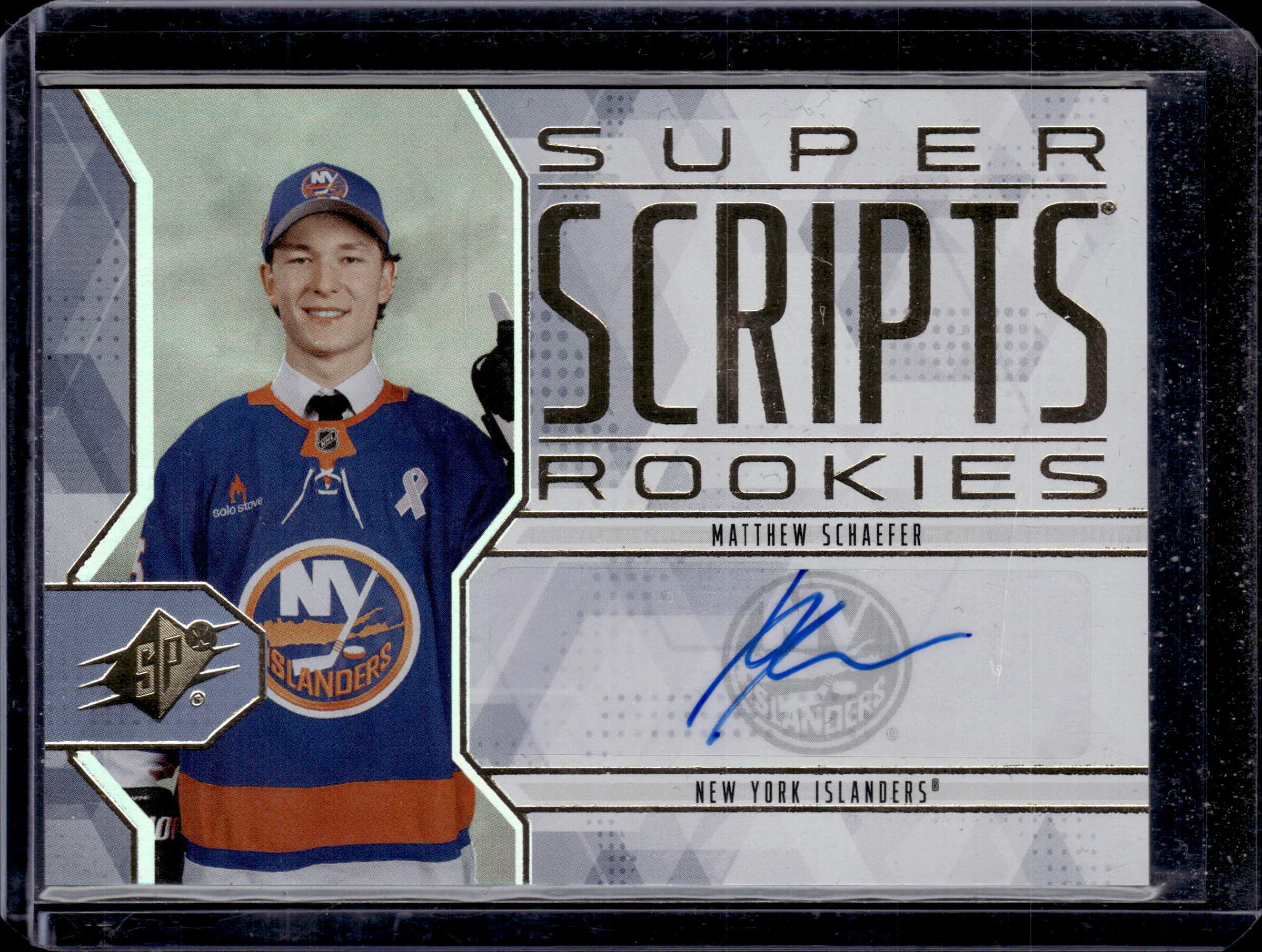 2025-26 UD SPX Super Scripts Rookies #SSR-MS Matthew Schaefer