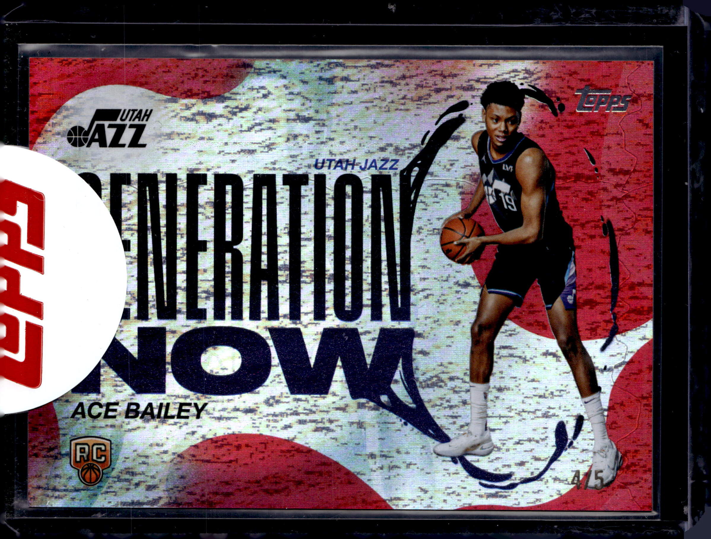2025-26 Topps Generation Now Red Holo Foil Ace Bailey /5 #GN-5 Rookie RC