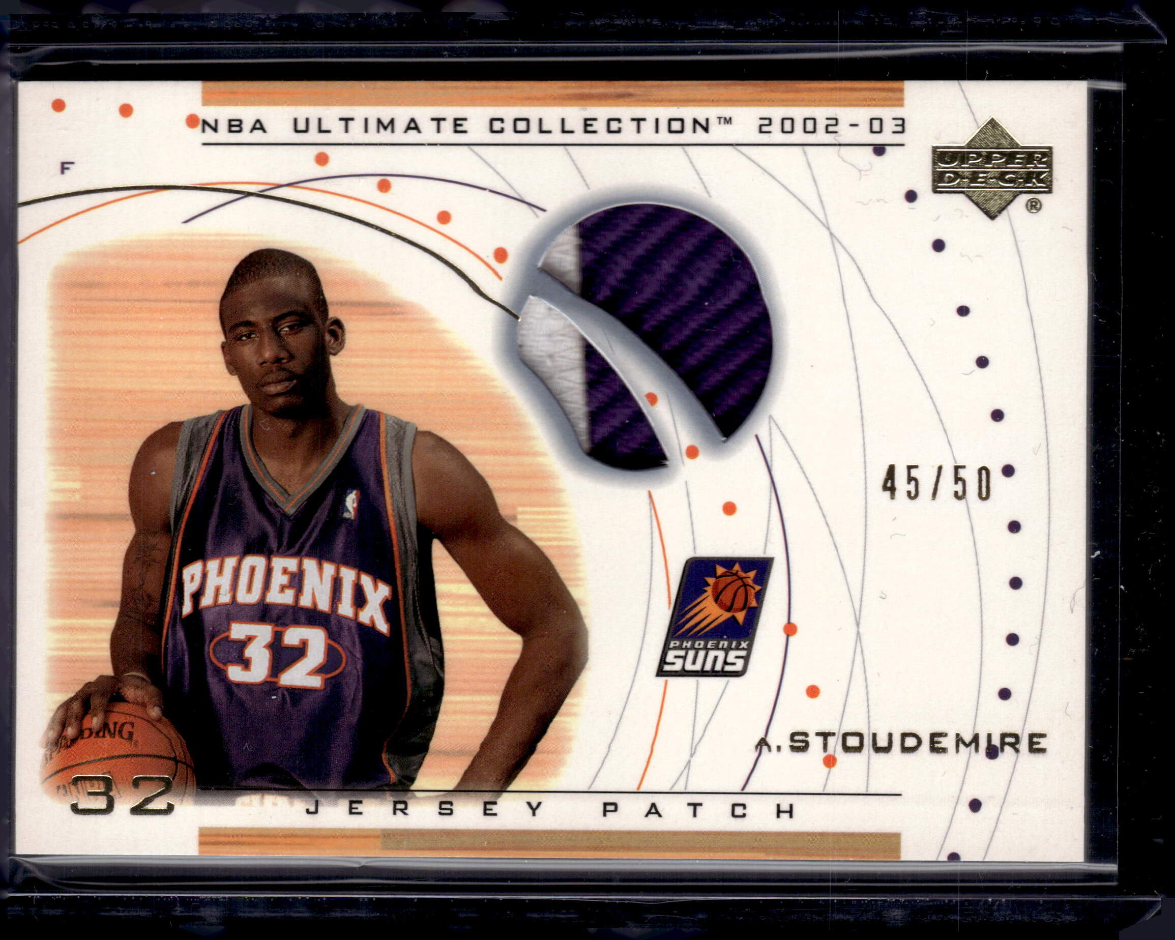 2002-03 Upper Deck Ultimate Game Jersey Rookie Patch Amare Stoudemire