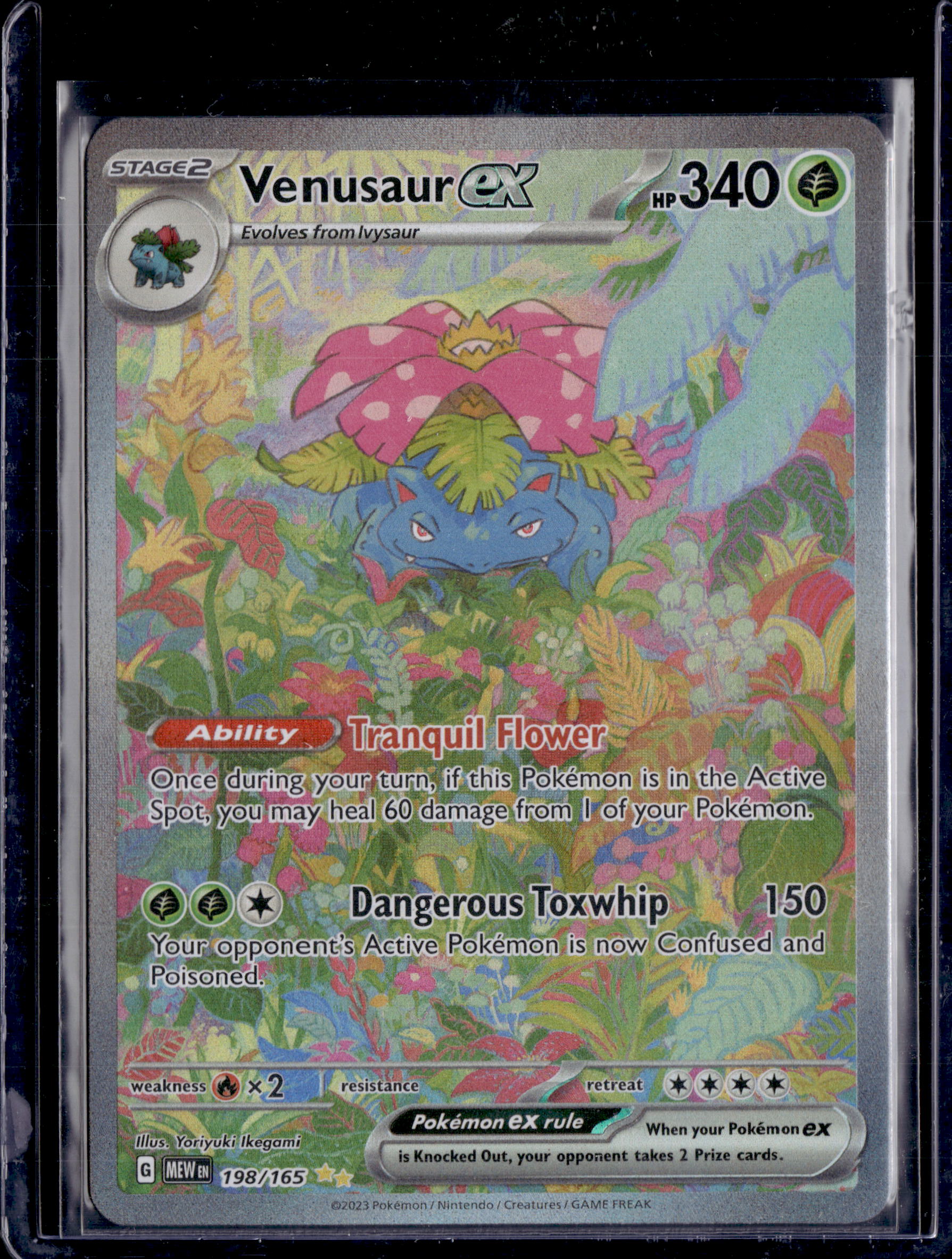 2023 Pokemon SV:151 Venusaur ex 198/165