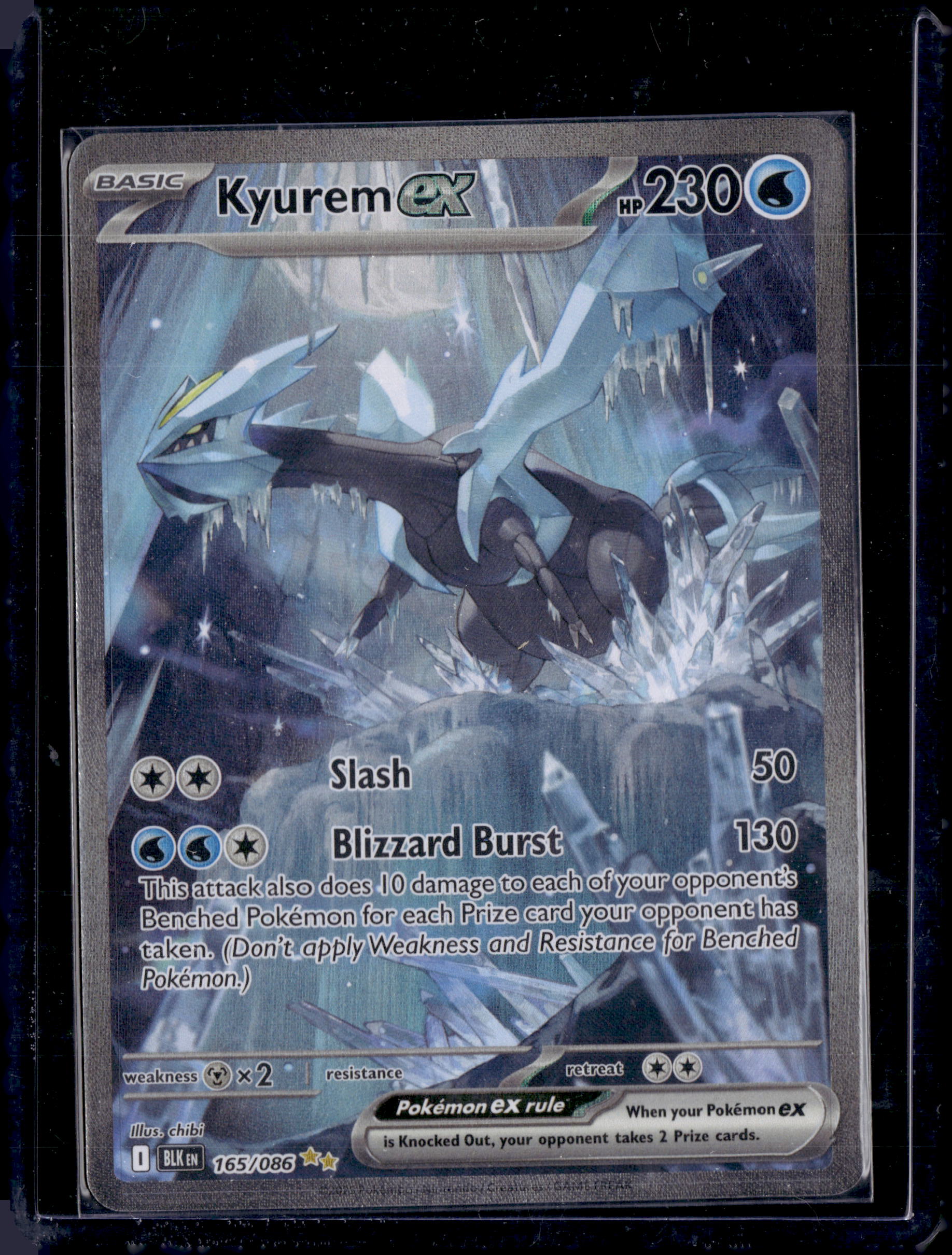 2025 Pokemon Black Bolt Kyurem ex 165/086