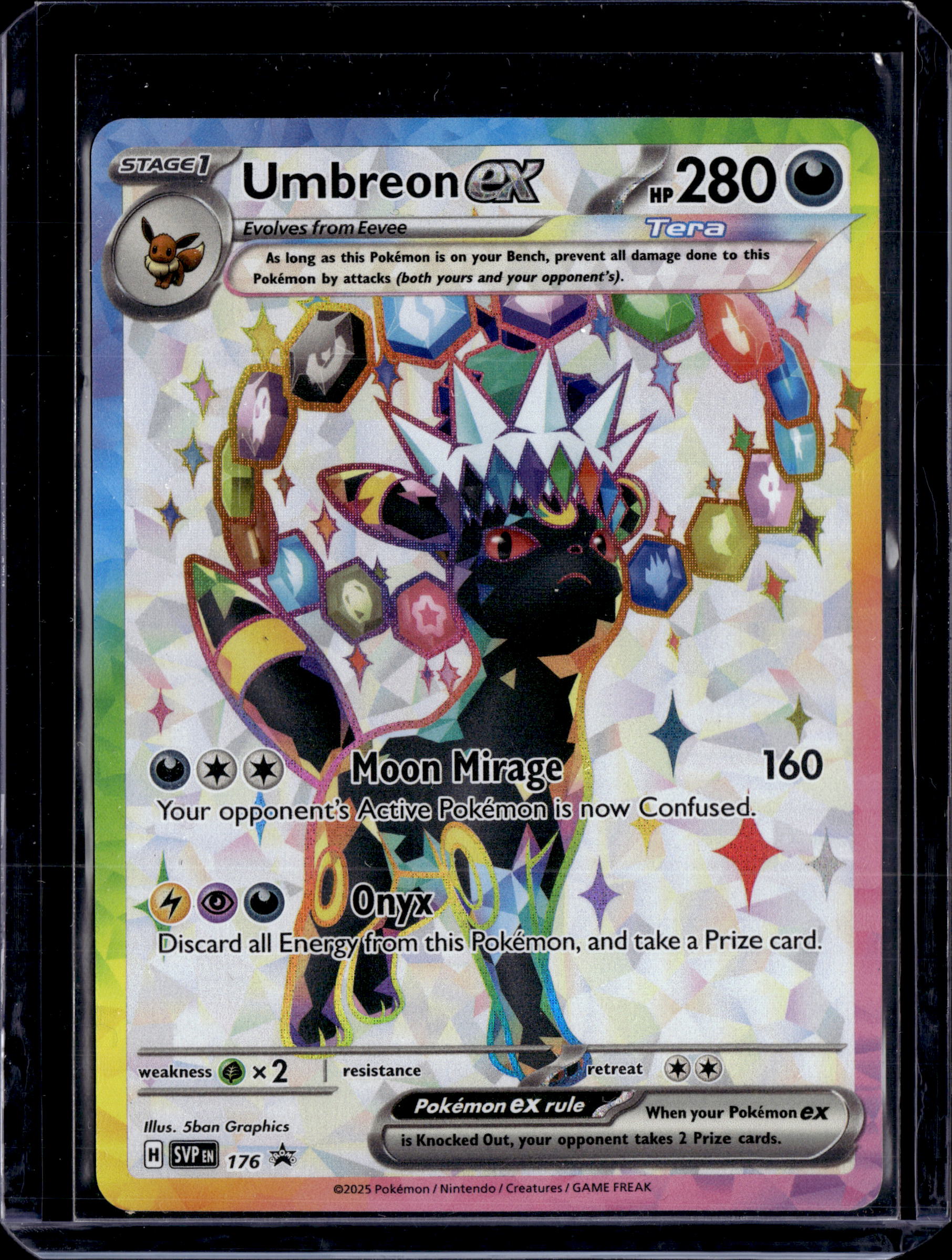 2025 Scarlet & Violet Promo Umbreon ex Holo 176