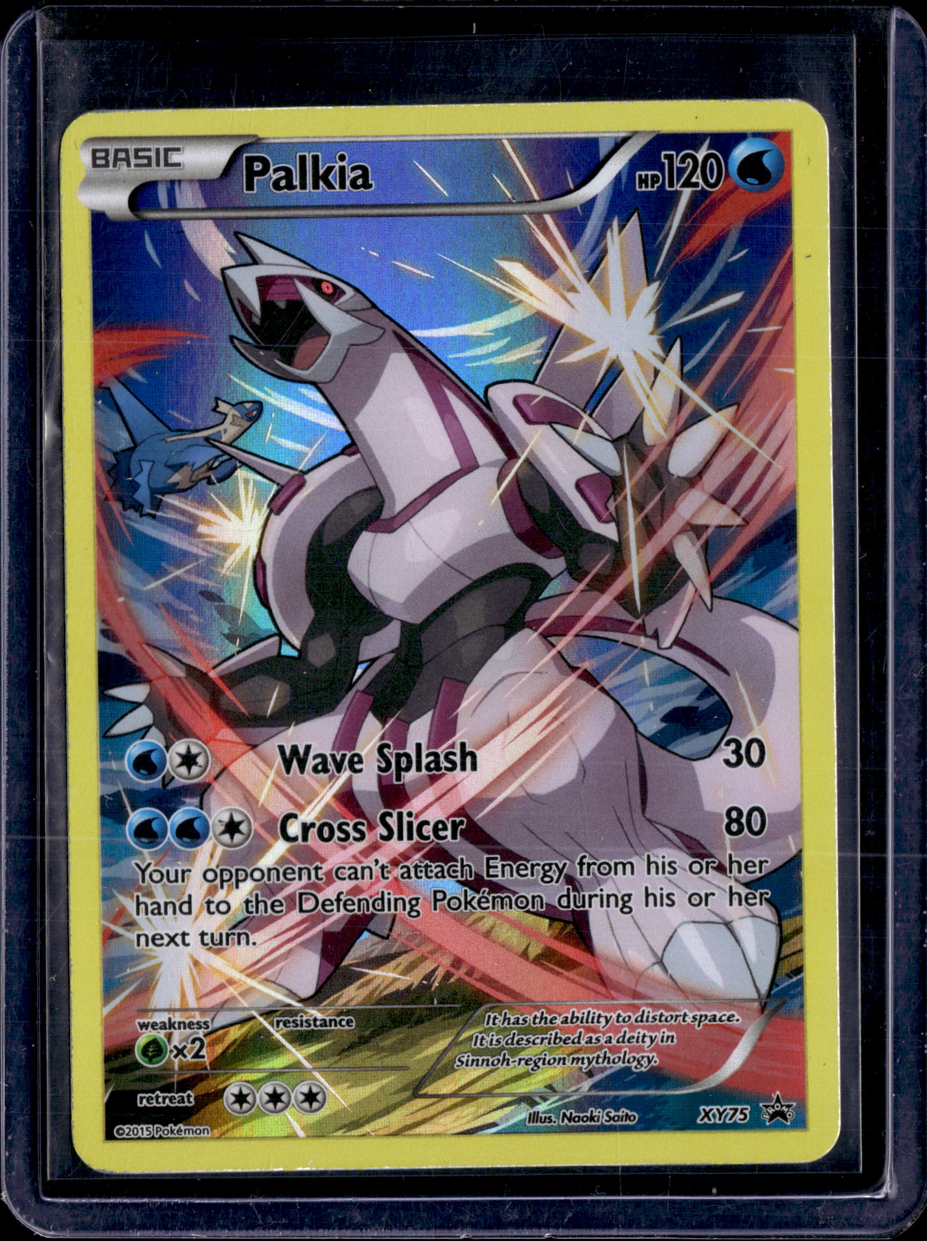 2015 XY Promo Palkia Full Art XY75