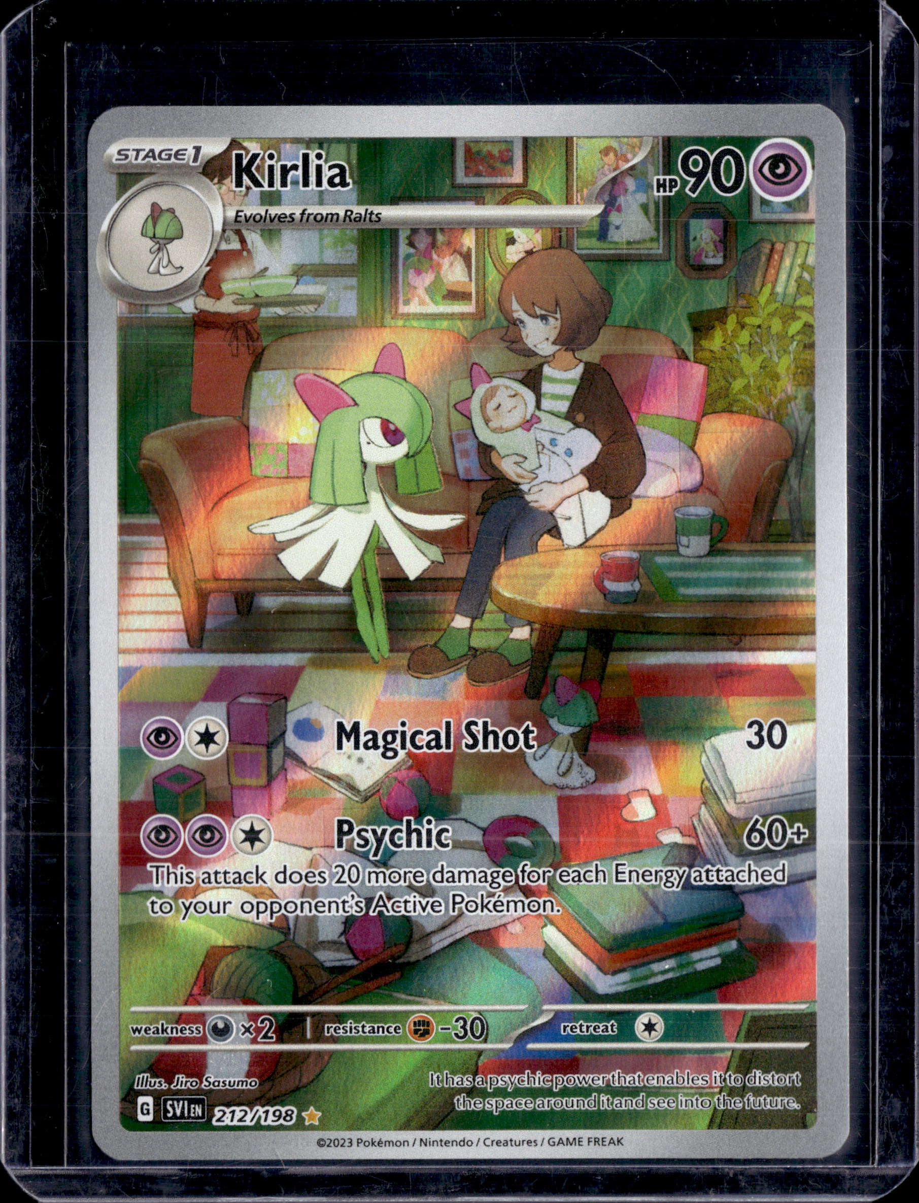 2023 Scarlet & Violet Karlia Full Art Rare 212/198