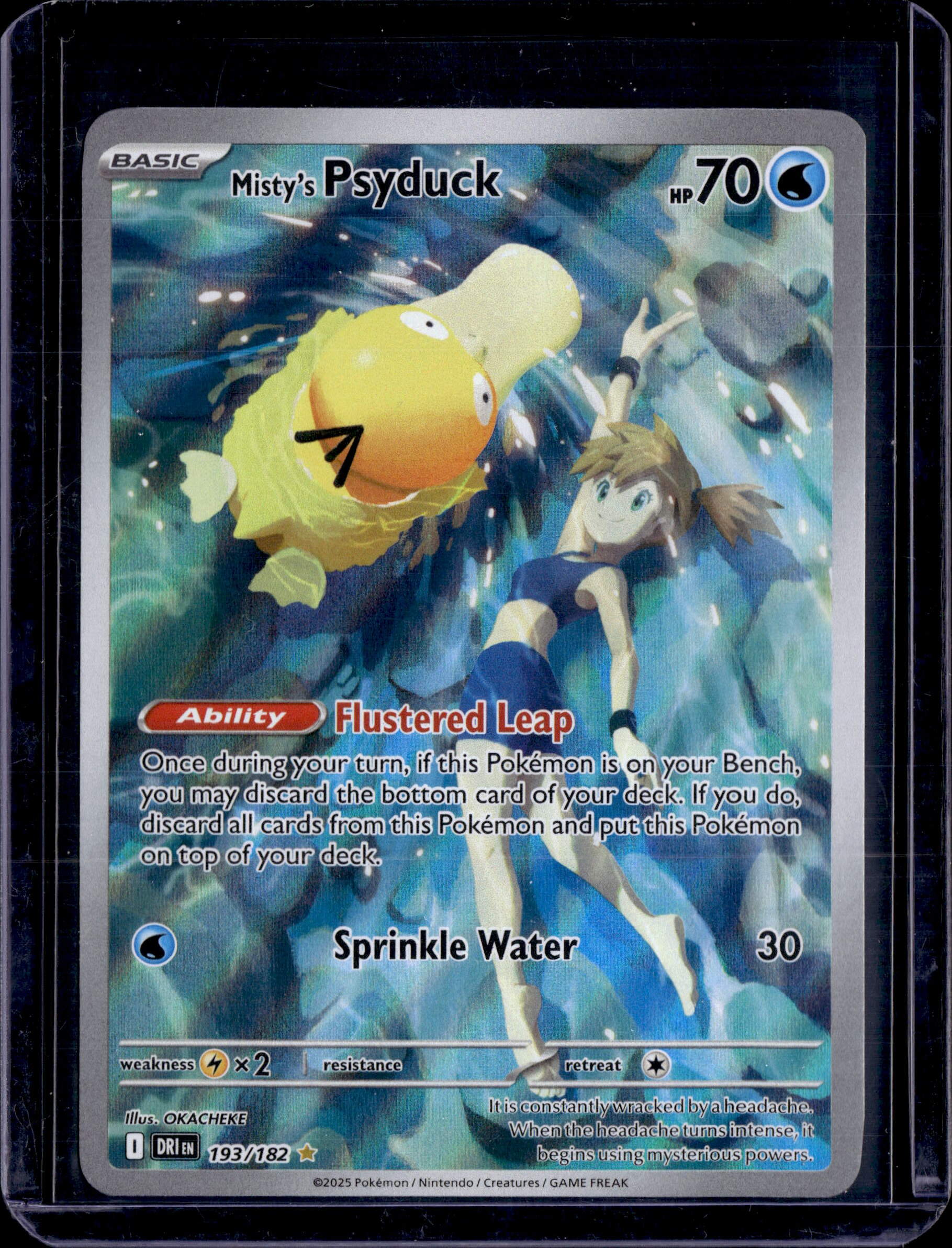 2025 Destined Rival Misty's Psyduck IR 193/182