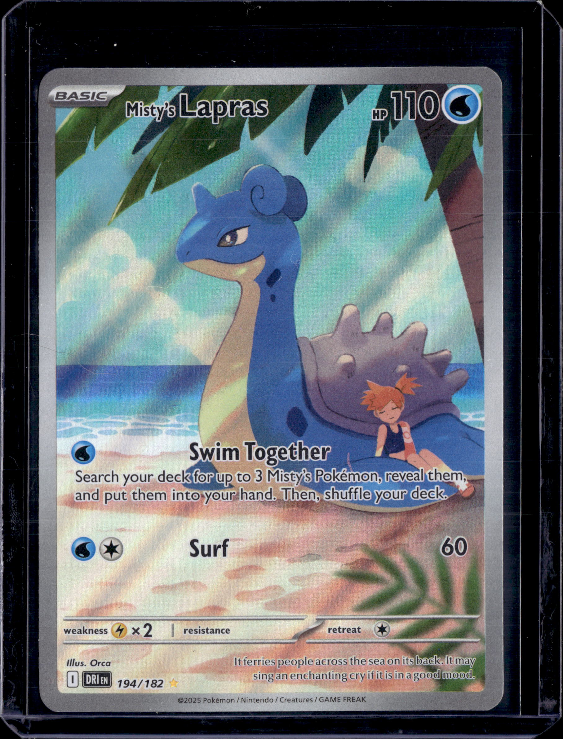 2025 Destined Rivals Misty's Lapras IR 194/182 (A)