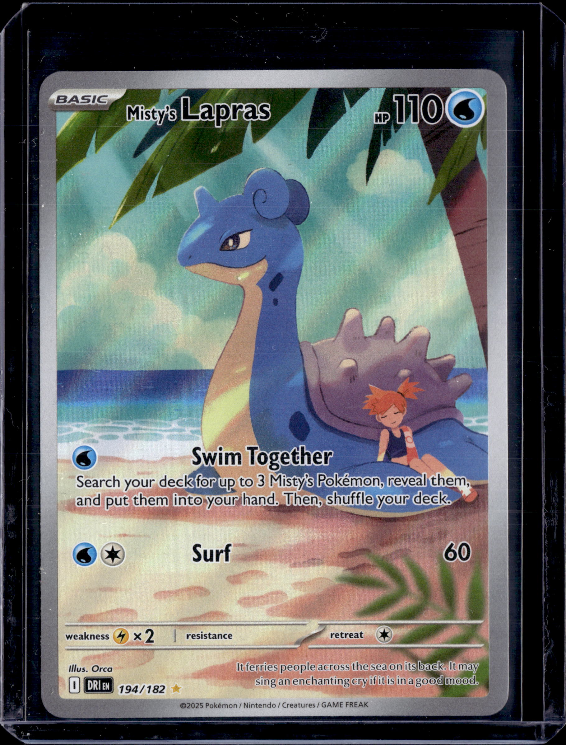 2025 Destined Rivals Misty's Lapras IR 194/182 (B)
