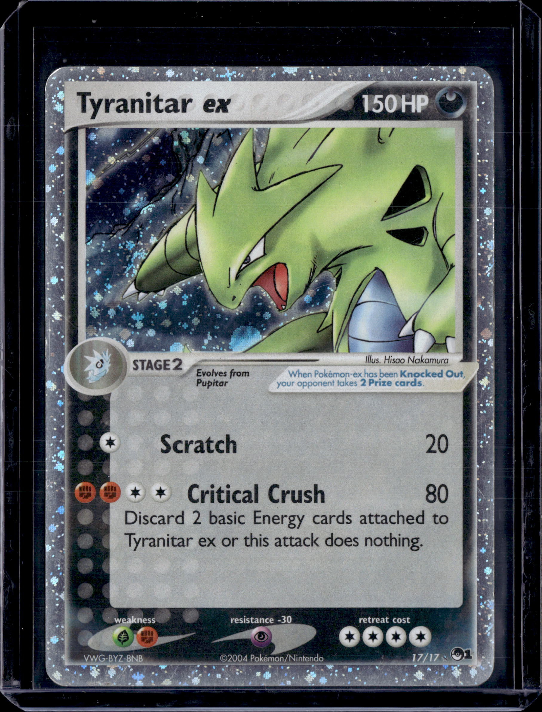 2004 Pop Series 1 Tyranitar ex 17/17