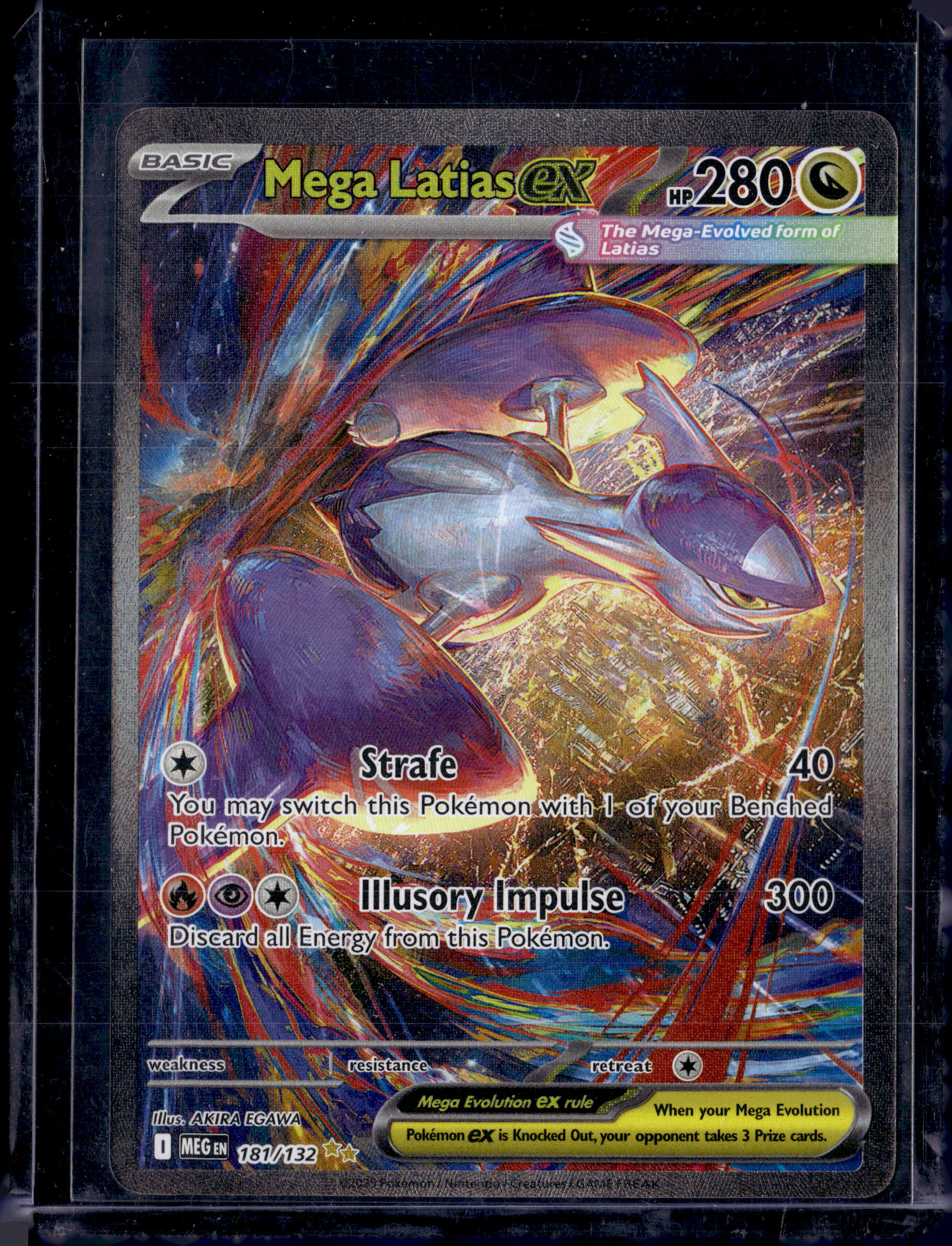 2025 Mega Evolutions 181/132 Mega Latias EX Special Illustration Rare