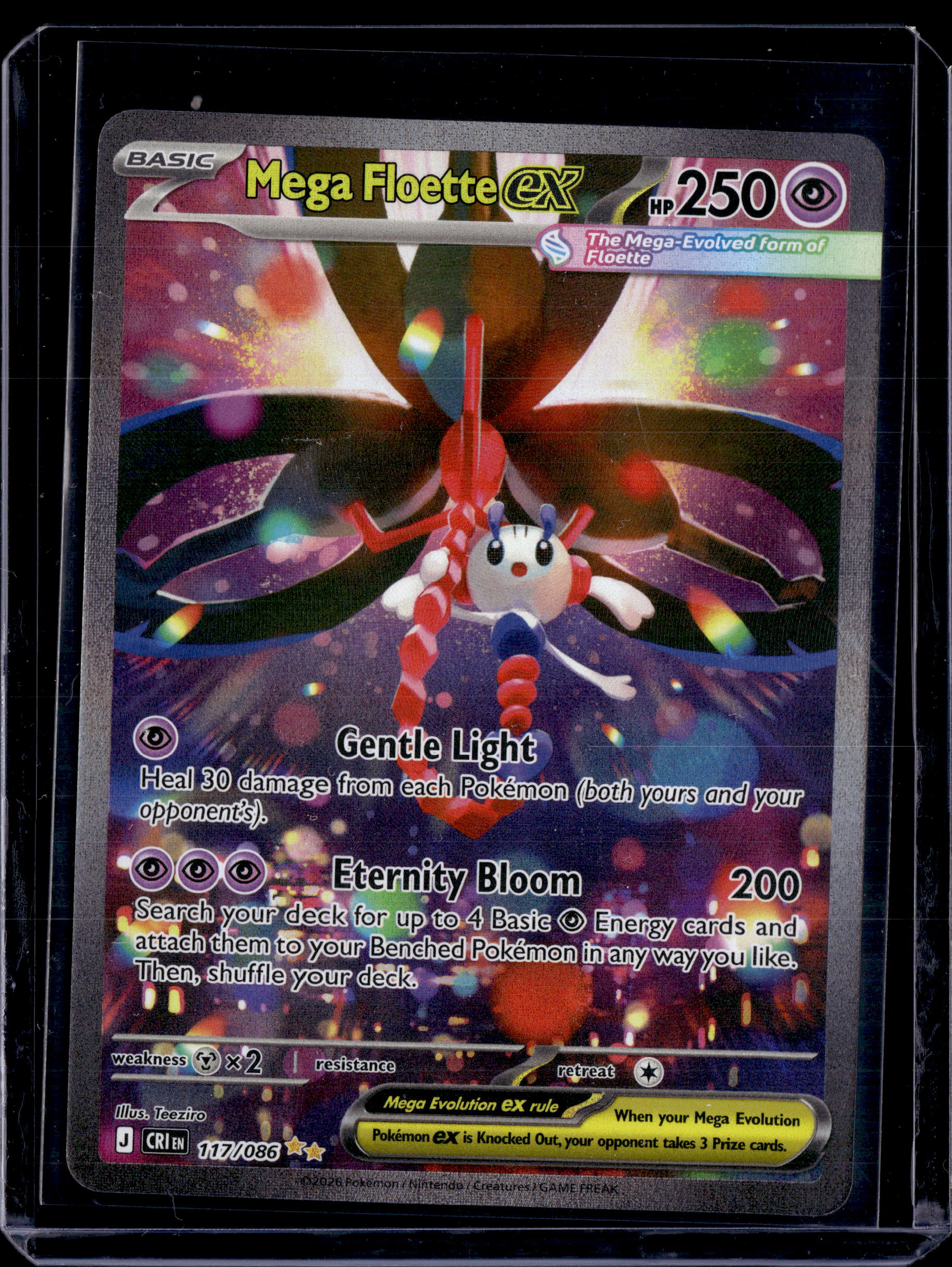 2026 Chaos Rising Mega Floette ex SIR 117/086