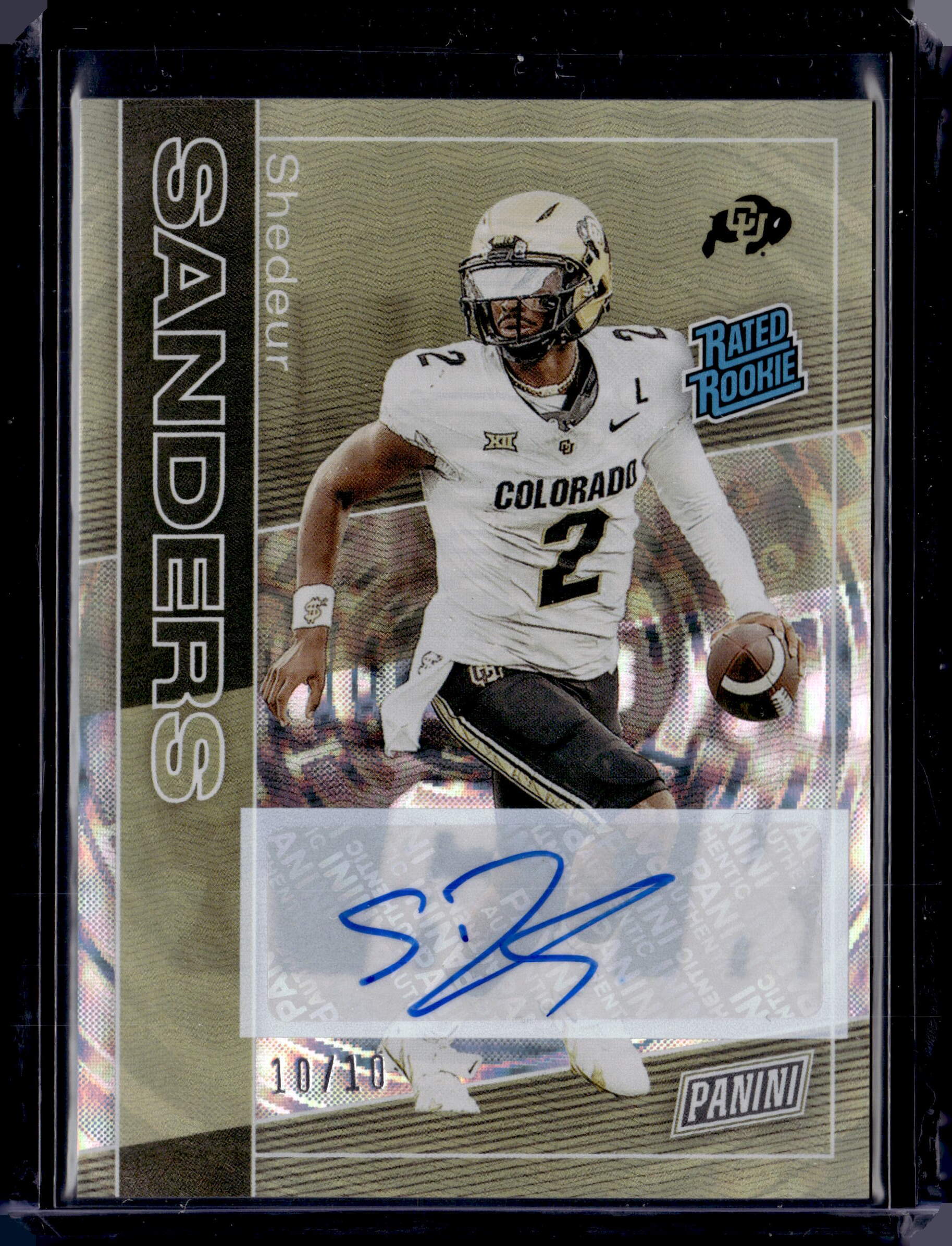 2025 Panini The National Shedeur Sanders Rated Rookie Auto /10