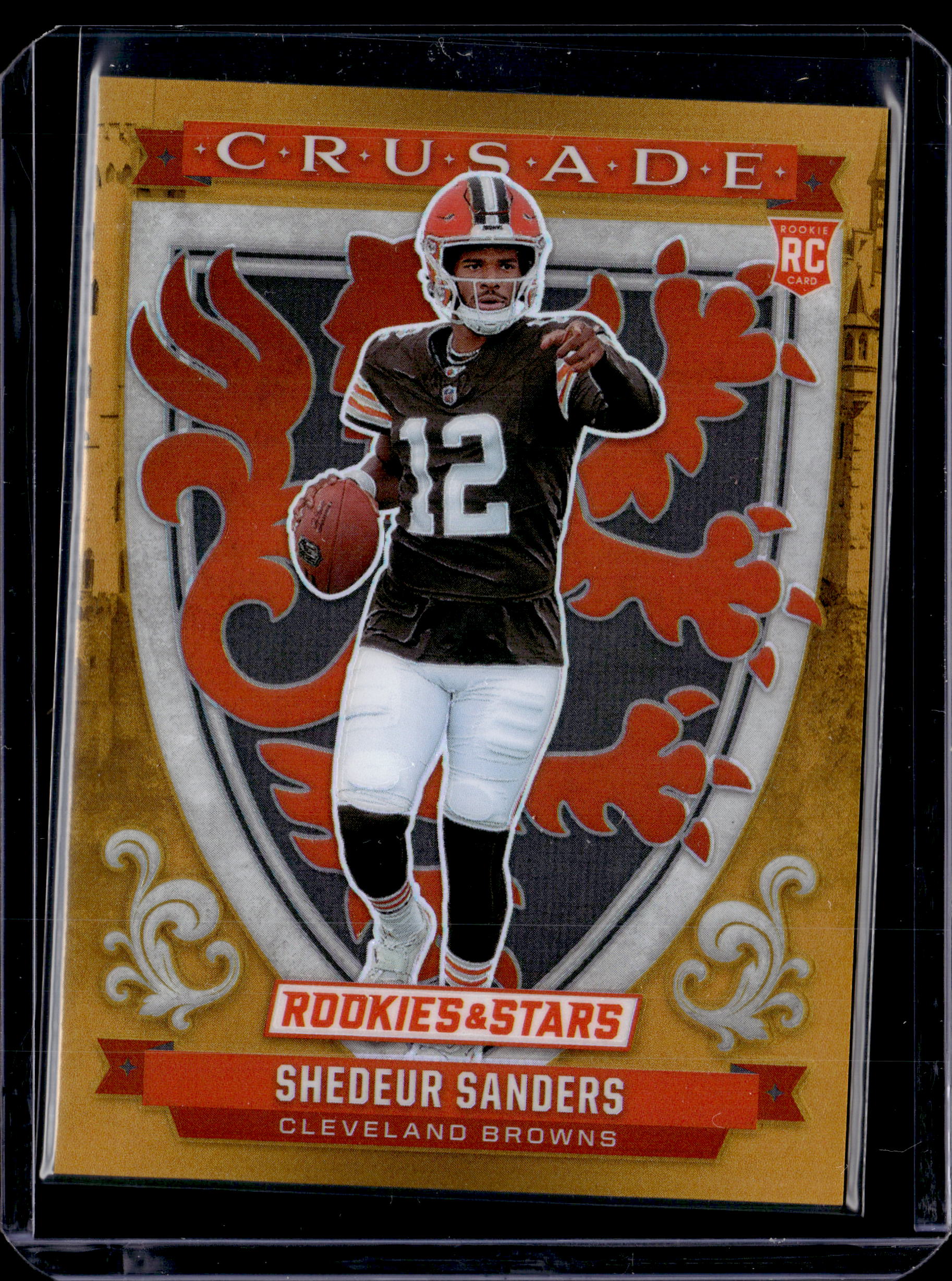 2025 Panini Rookies & Stars Shedeur Sanders Gold Crusade /10