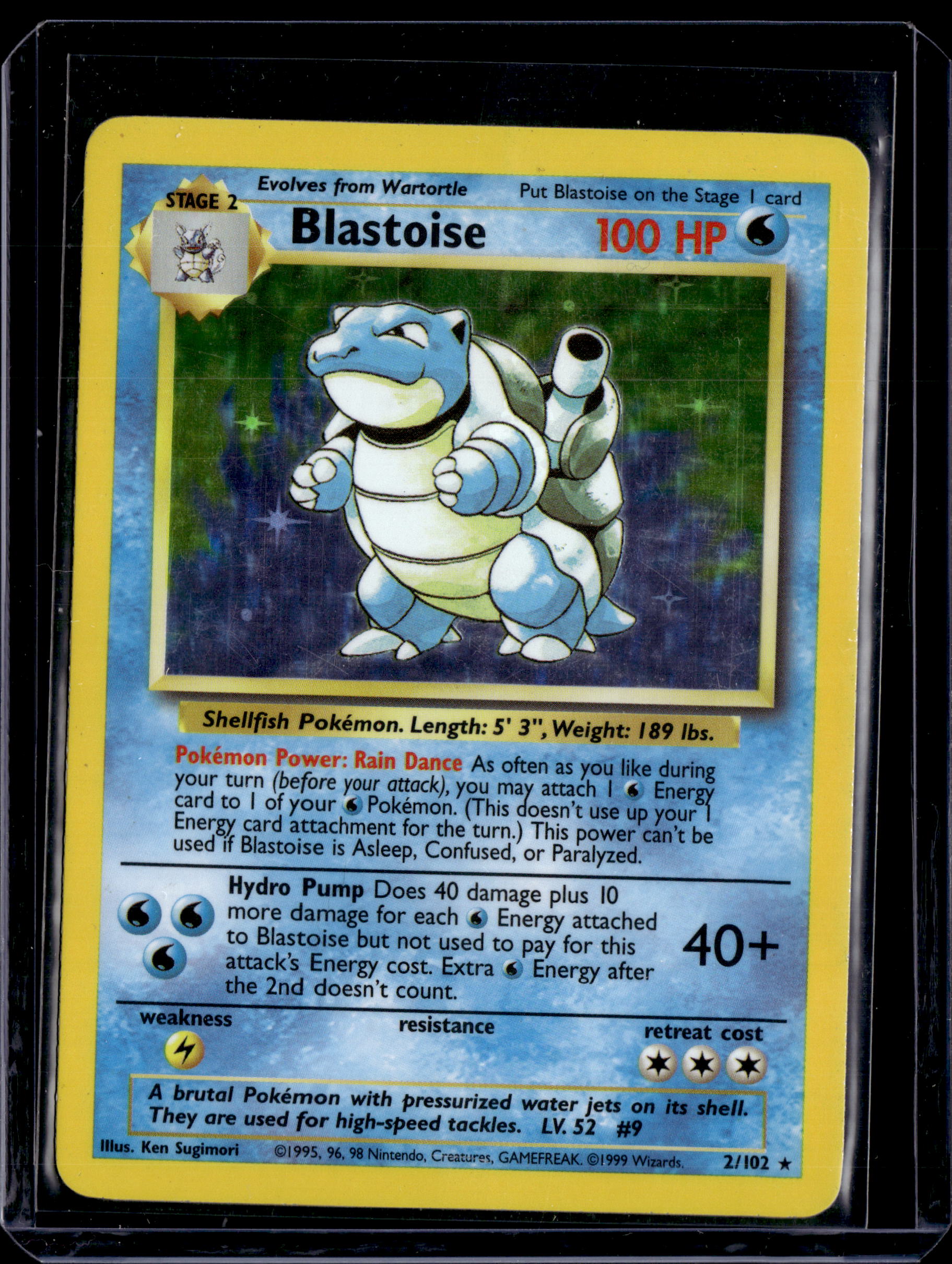 1999 Base Set (Unlimited) Blastoise Holo