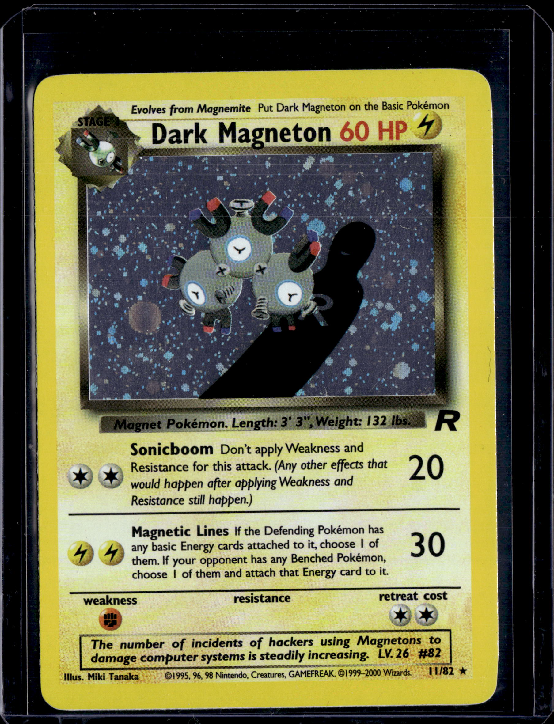 2000 Team Rocket (Unlimited) Dark Magneton Holo