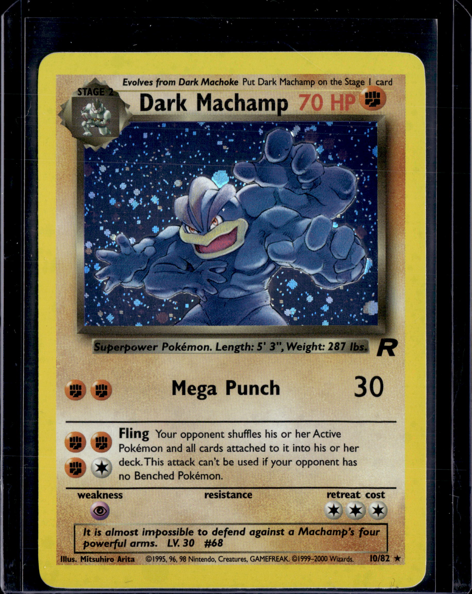 2000 Team Rocket (Unlimited) Dark Machamp Holo