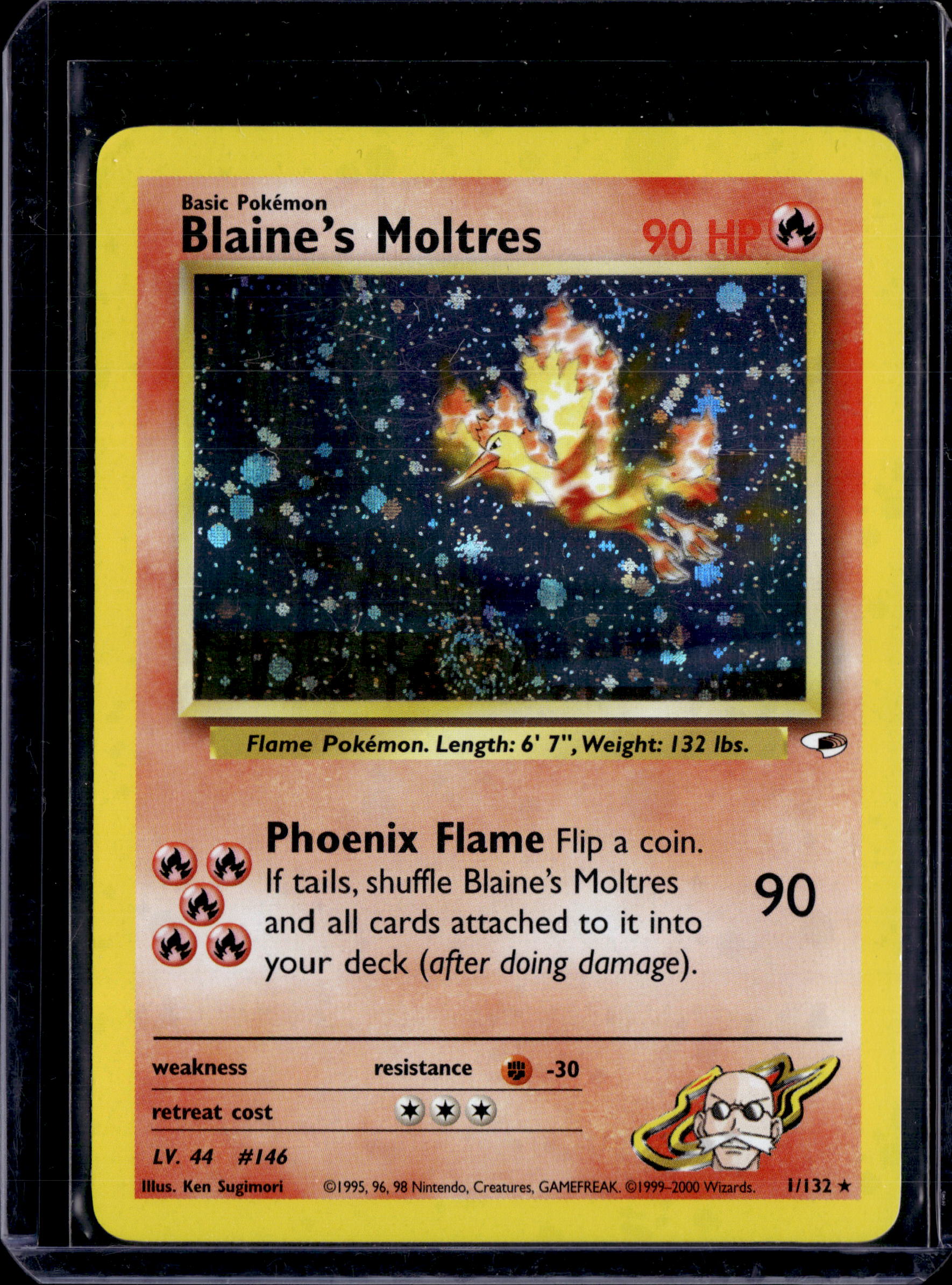 2000 Gym Challenge (Unlimited) Blaine's Moltres Holo