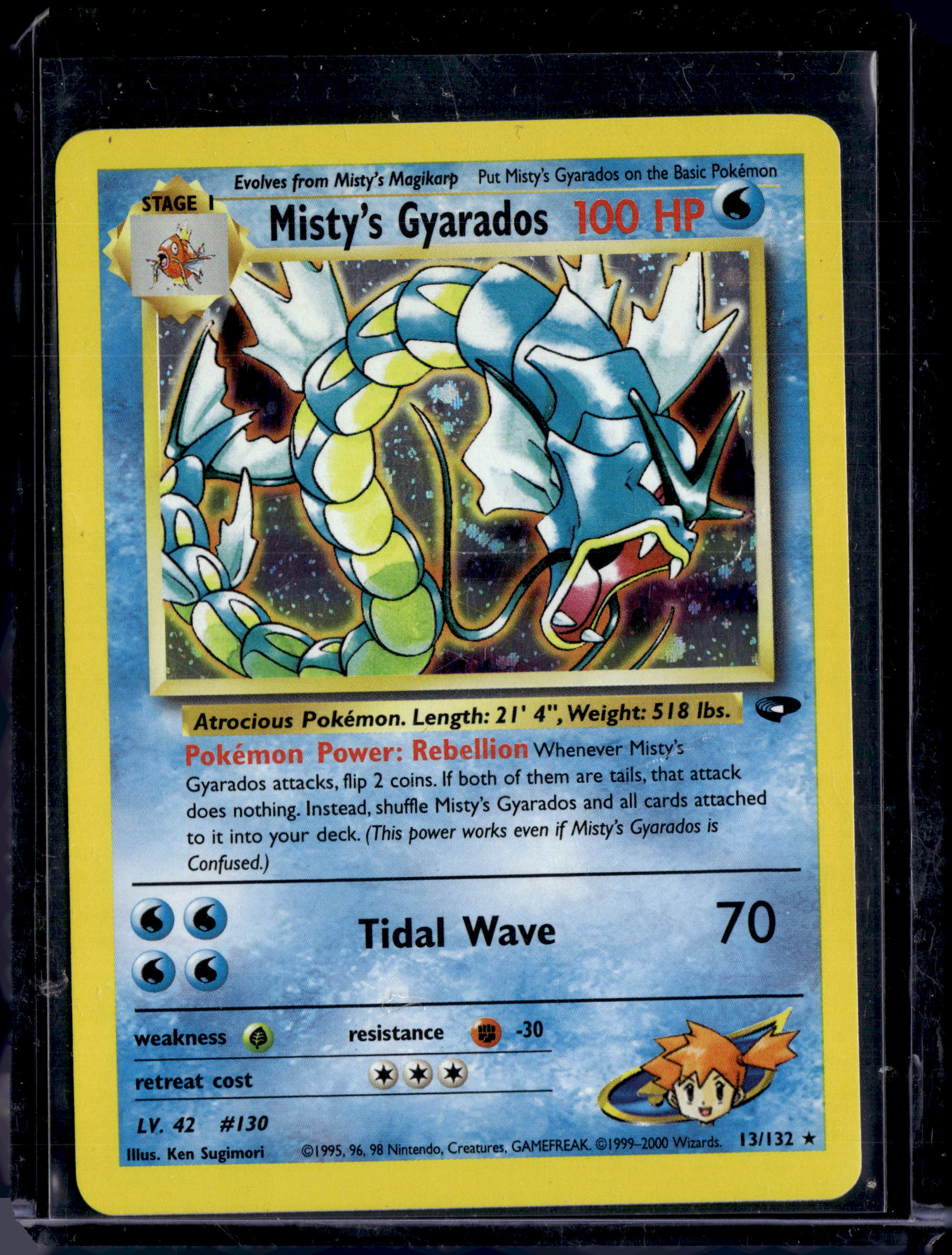 2000 Gym Challenge (Unlimited) Misty's Gyarados Holo