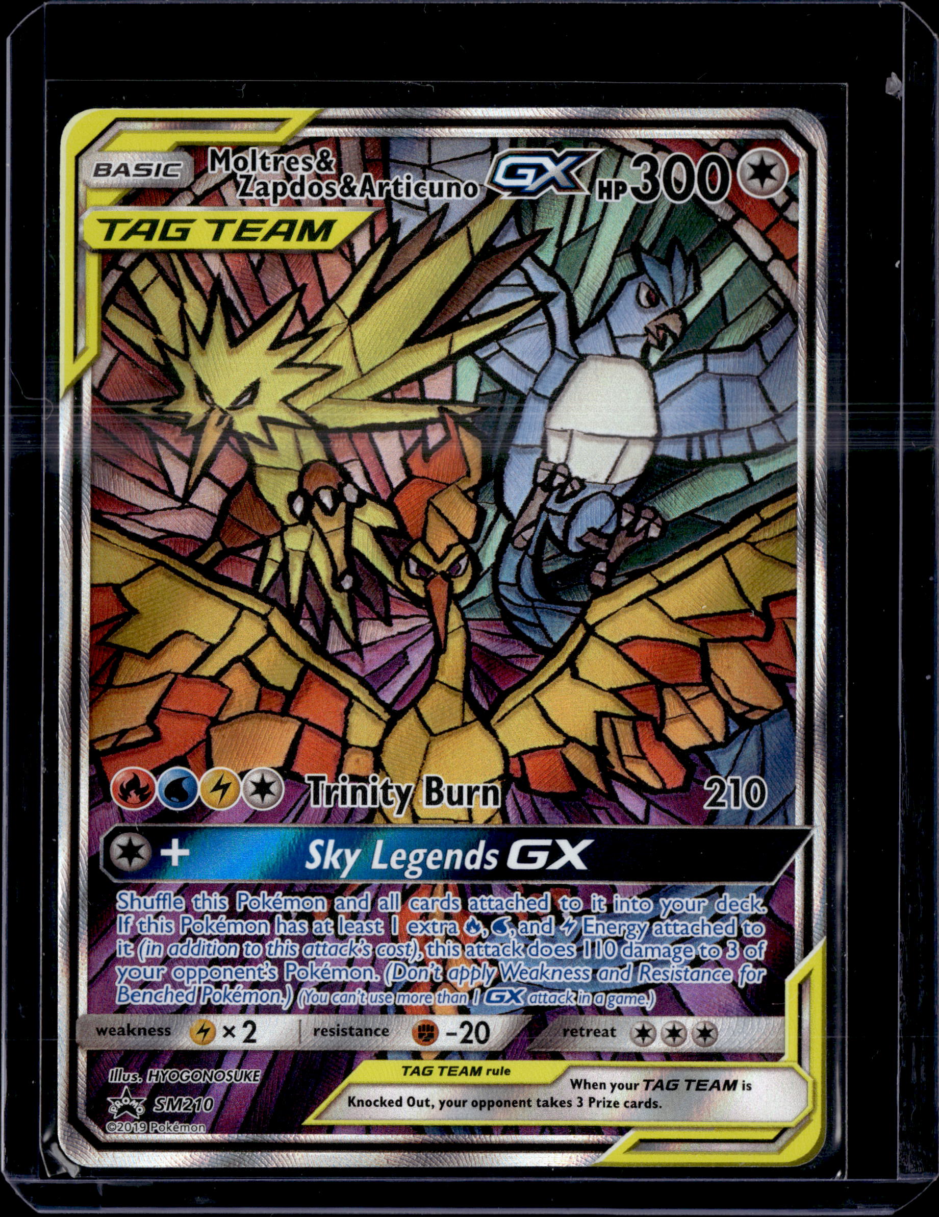 2019 Sun & Moon Promo Moltres & Zapdos & Articuno GX