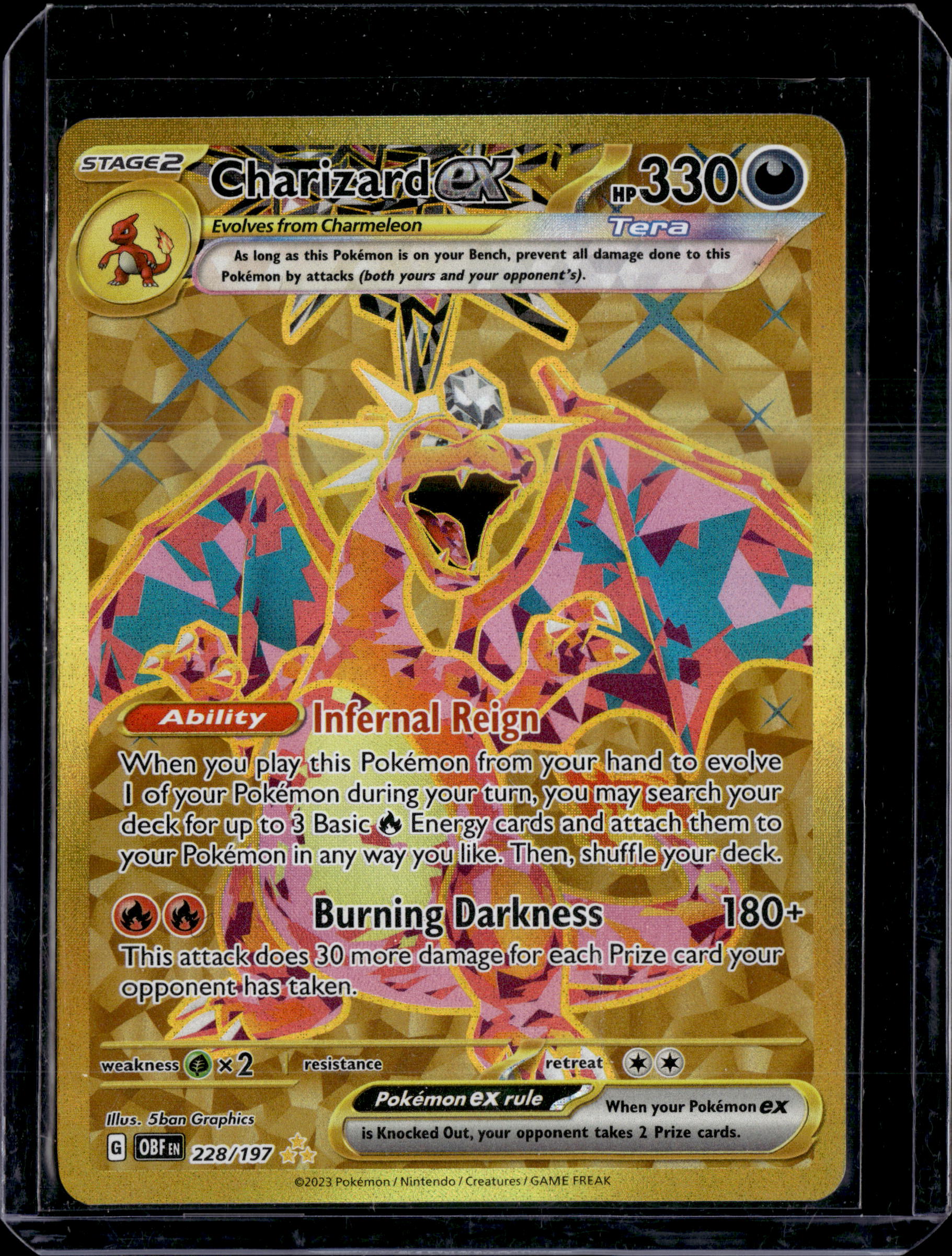 2023 Obsidian Flames Charizard ex Hyper Rare