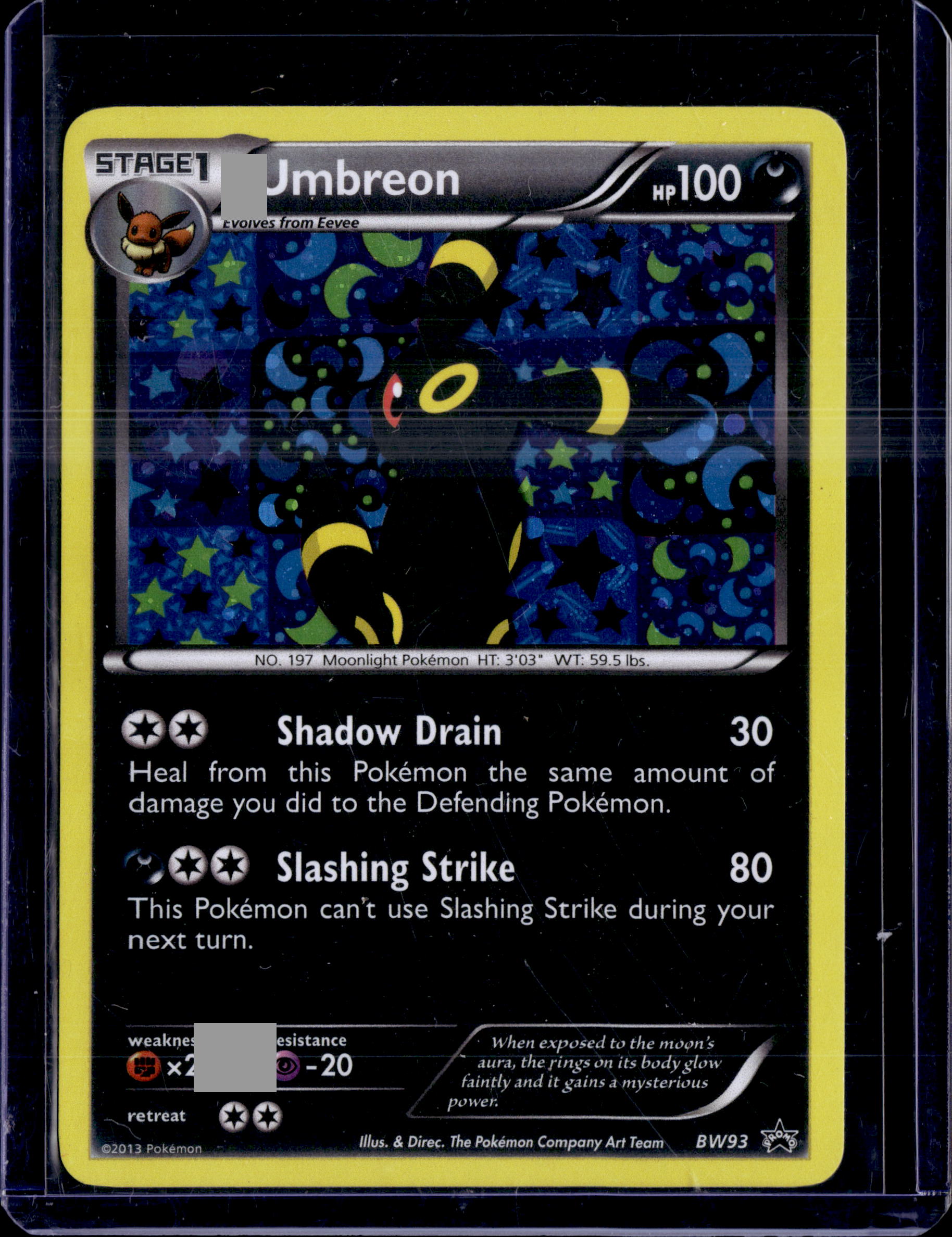 2013 Black and White Promos Umbreon Holo