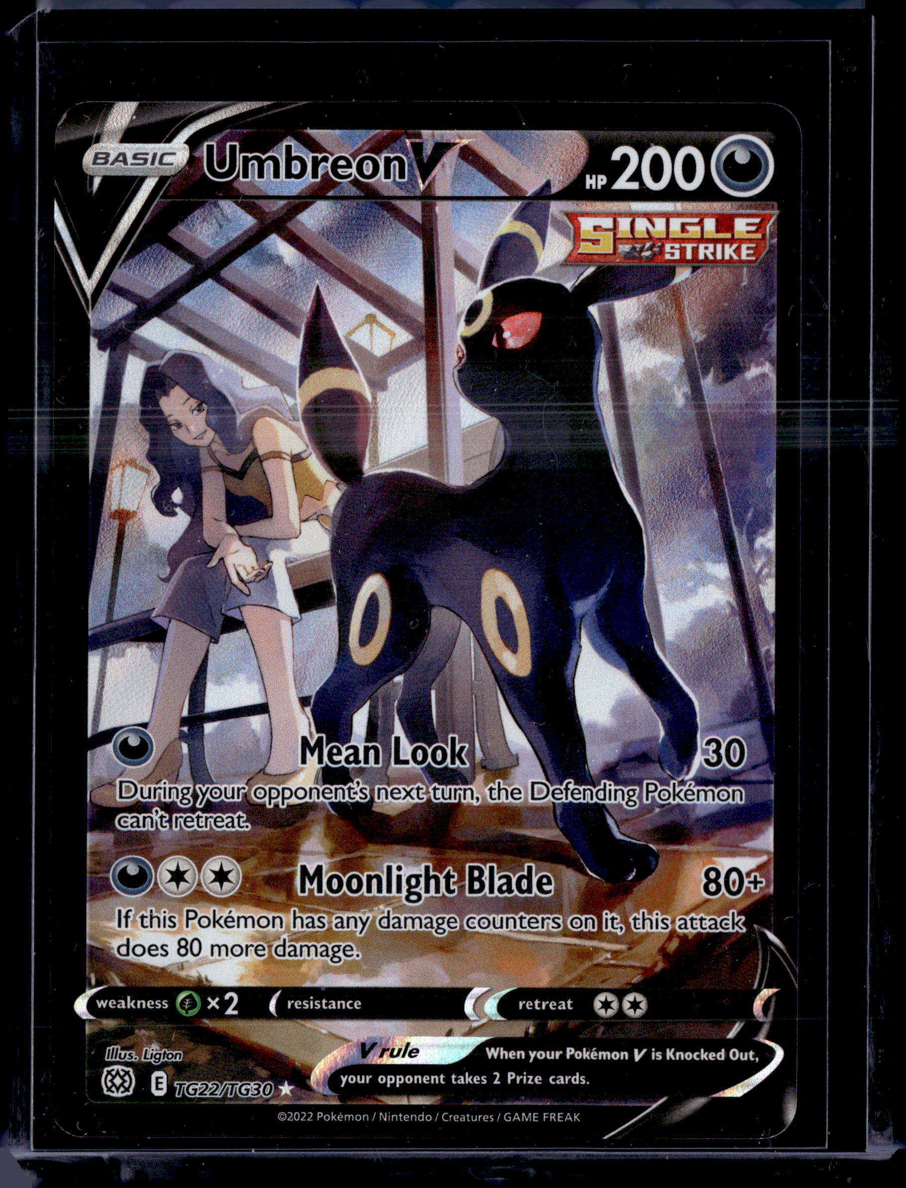 2022 Brilliant Stars Trainer Gallery Umbreon V Ultra Rare
