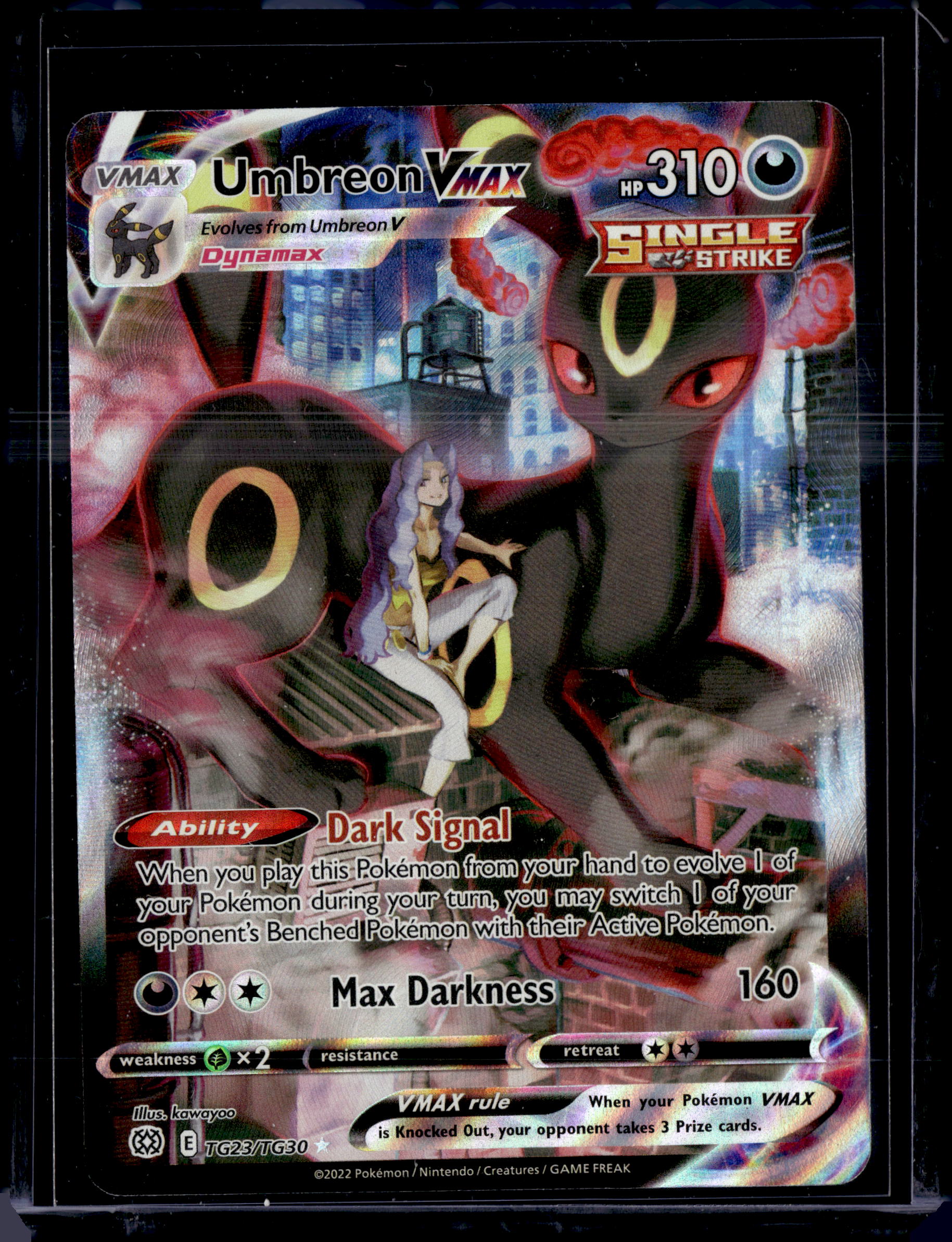 2022 Brilliant Stars Trainer Gallery Umbreon Vmax Ultra Rare